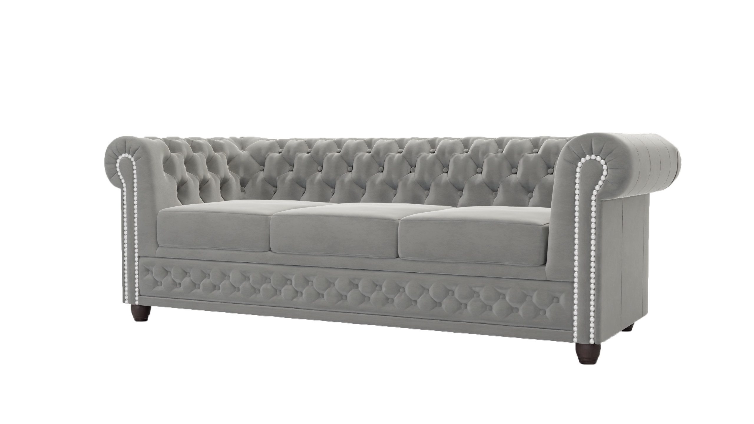 S-Style Möbel Chesterfield-Sofa Lena 3-Sitzer mit günstig online kaufen