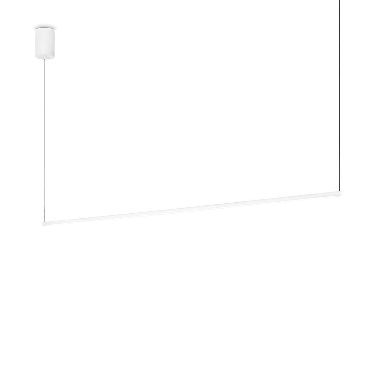 Ideal Lux Pendelleuchte Ideal Lux Essence SP d126 3000k Pendelleuchte, L: 126 cm, Weiß, LED fest integriert, Extra-Warmweiß, Hängeleuchte