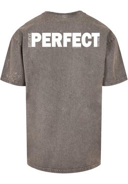 Merchcode T-Shirt Merchcode Herren Believe Front Acid Washed Heavy Oversized Tee (1-tlg)