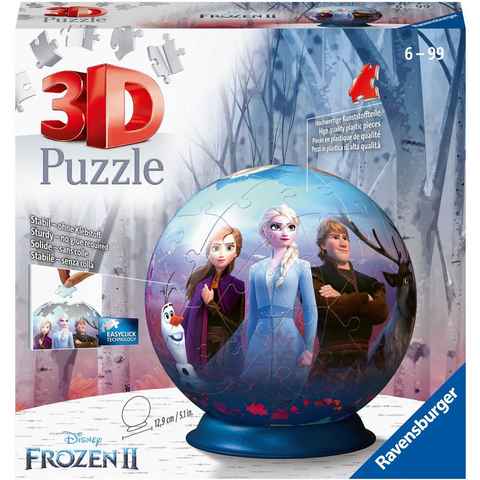 Ravensburger Puzzleball Disney Frozen II, 72 Puzzleteile, Made in Europe, FSC® - schützt Wald - weltweit