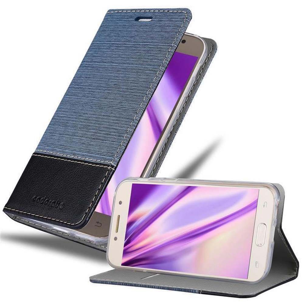 Cadorabo Handyhülle Samsung Galaxy A7 2017 Samsung Galaxy A7 2017, Klappbare Handy Schutzhülle - Hülle - mit Standfunktion und Kartenfach