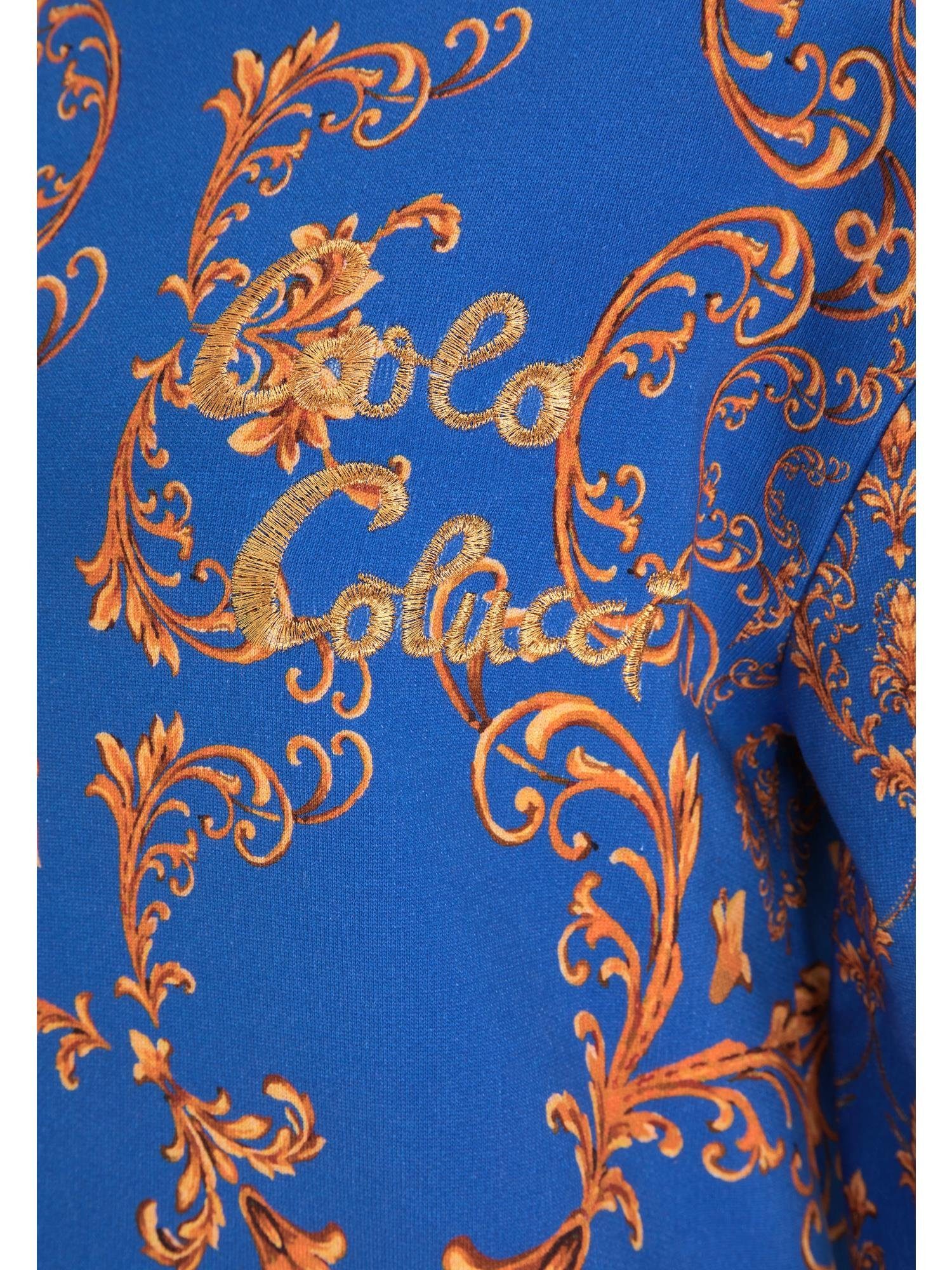 Blau Civetta A-Linien-Kleid COLUCCI CARLO