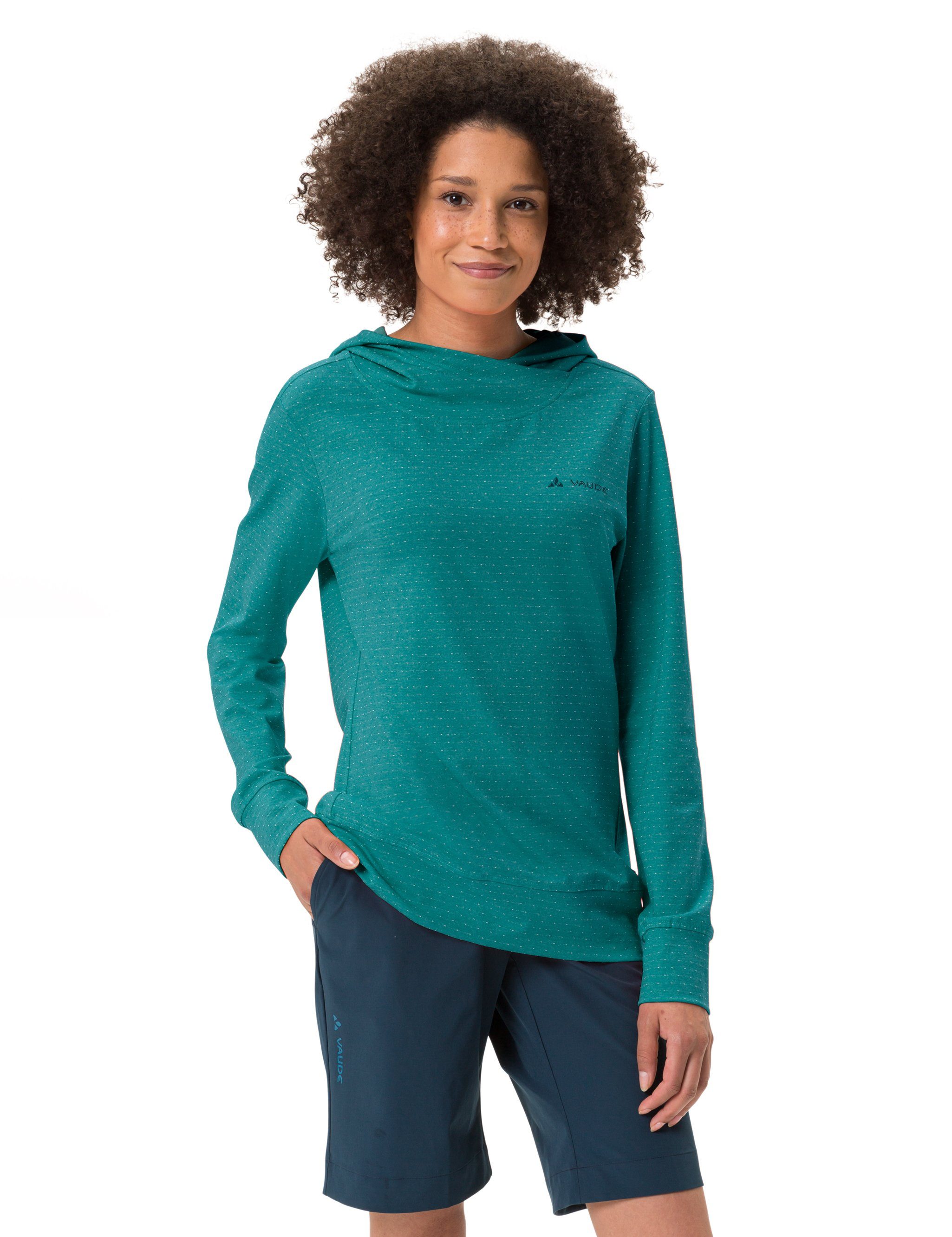 Tuenno wave Shape (1-tlg) Pullover VAUDE Women's Rundhalspullover Green