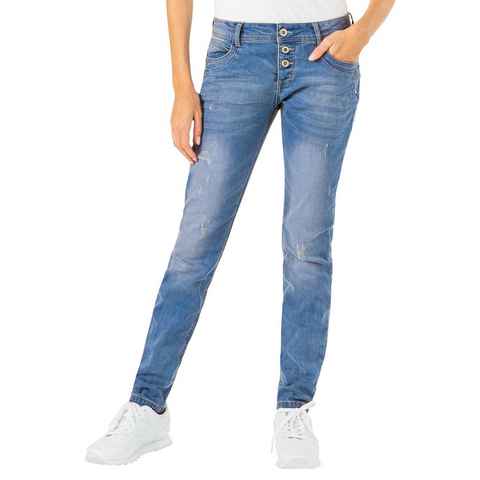 SUBLEVEL Skinny-fit-Jeans Skinny Jeans mit Ziernieten
