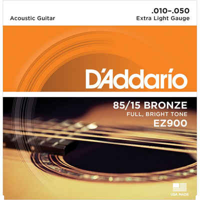 Daddario Saiten, A-Git.Saiten EZ900 10-50 85/15 Bronze - Westerngitarrensaiten