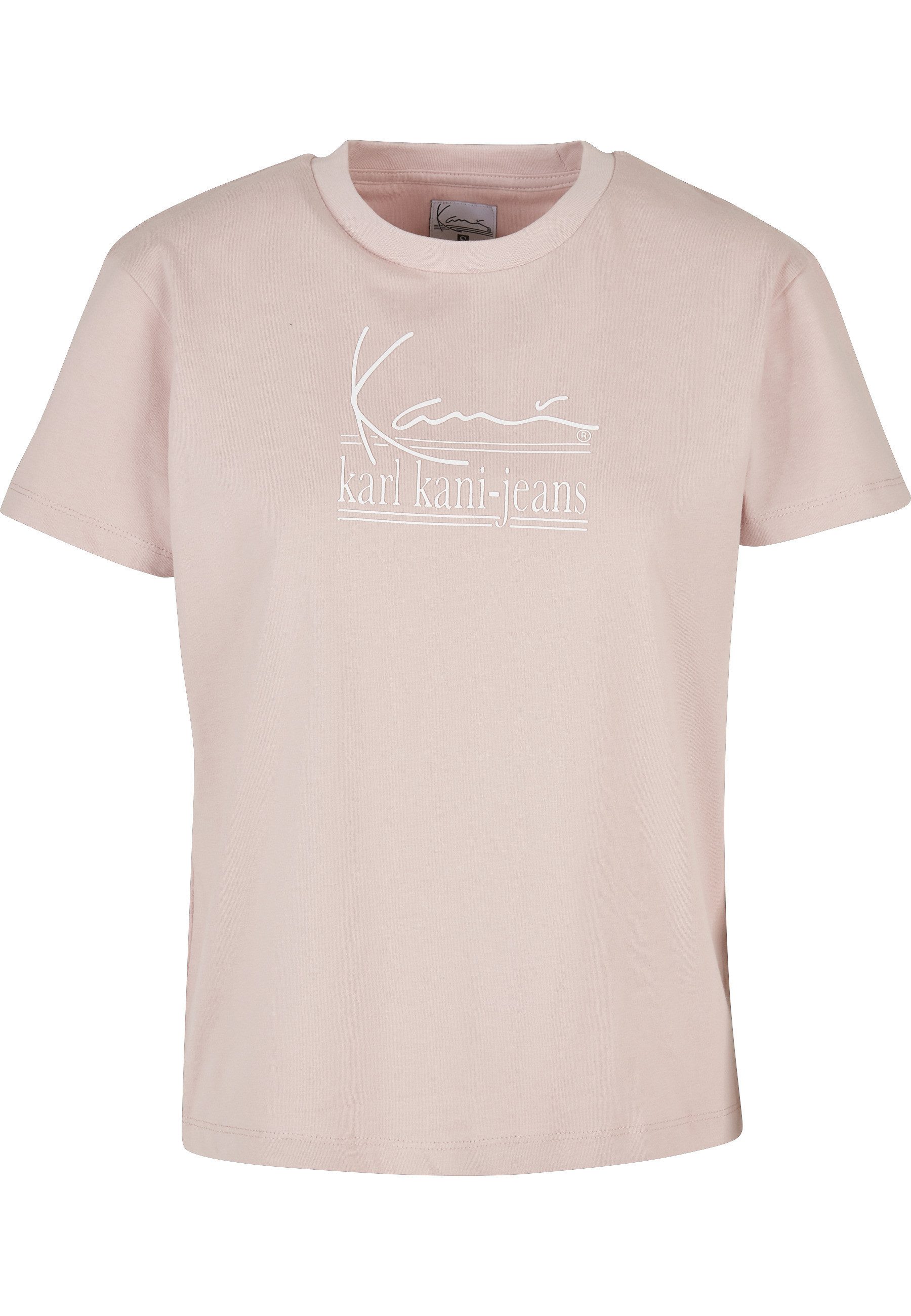 T-Shirt Karl Kani Damen KW221-012-1 Signature KKJ Tee rose