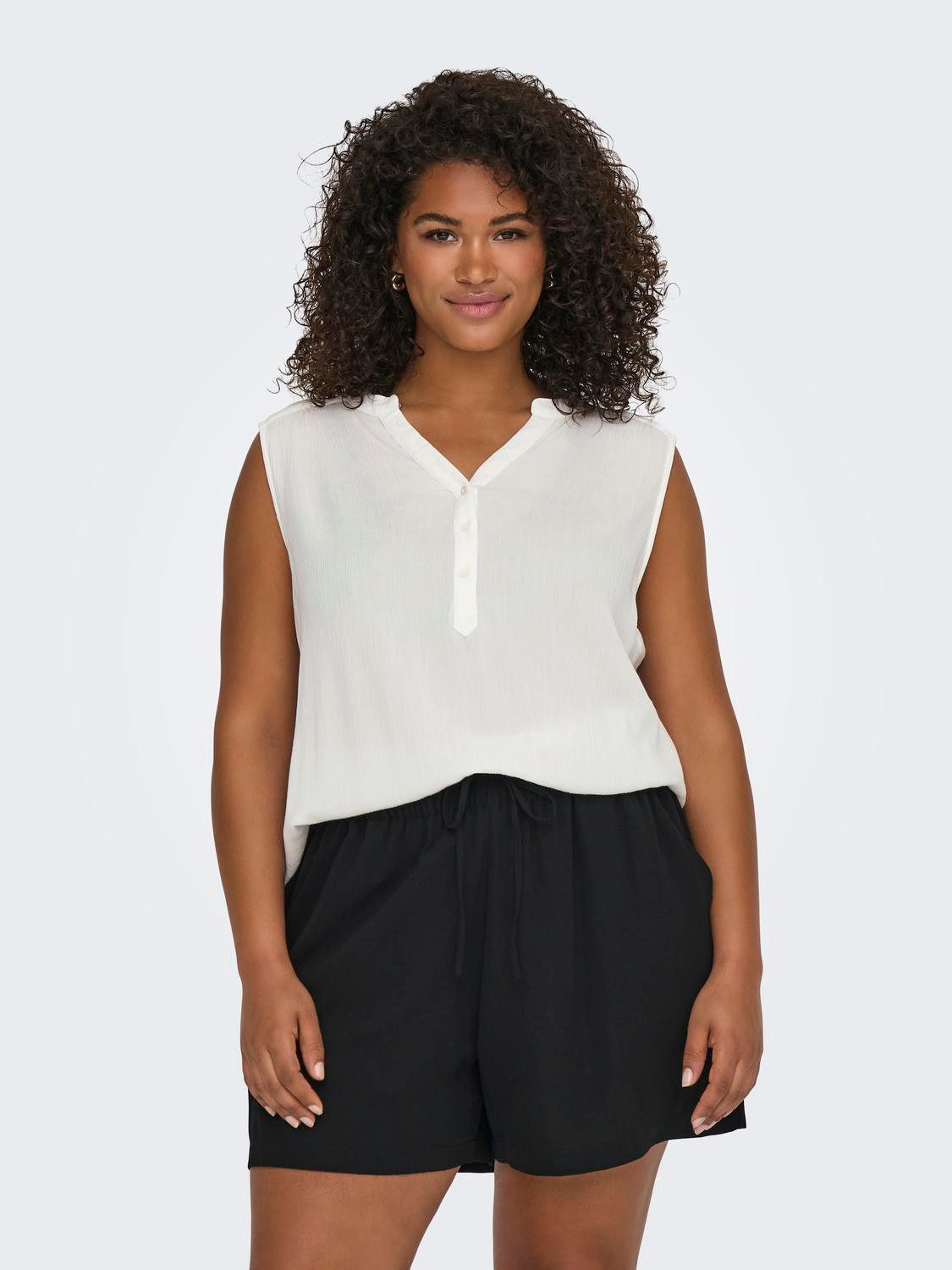 ONLY CARMAKOMA Shirttop CARJETTE LIFE S/L TOP WVN NOOS günstig online kaufen