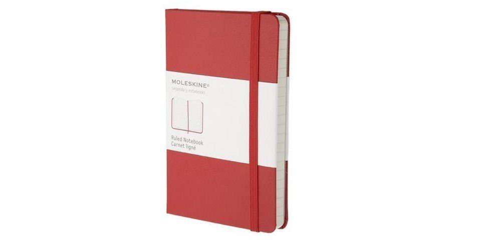 MOLESKINE Notizbuch Moleskine classic, Pocket Size, Ruled Notebook, red