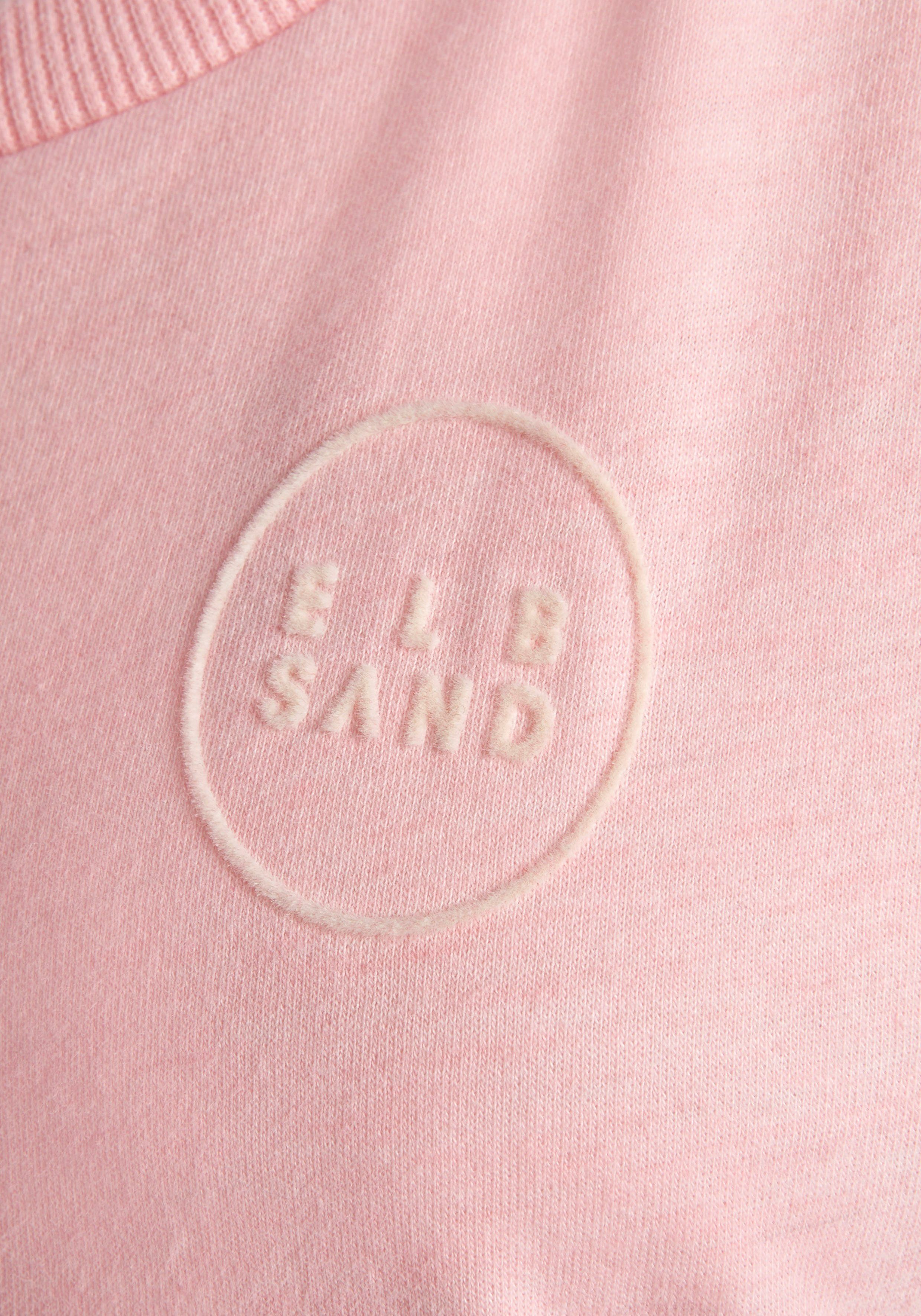 Elbsand T-Shirt Ranva mit Logodruck, Kurzarmshirt aus Baumwoll-Mix, sportlich
