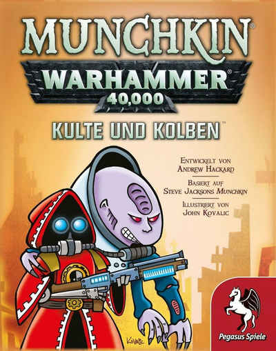 Pegasus Spiele Spiel, Munchkin Warhammer 40.000: Kulte und Kolben (Erweiterung)