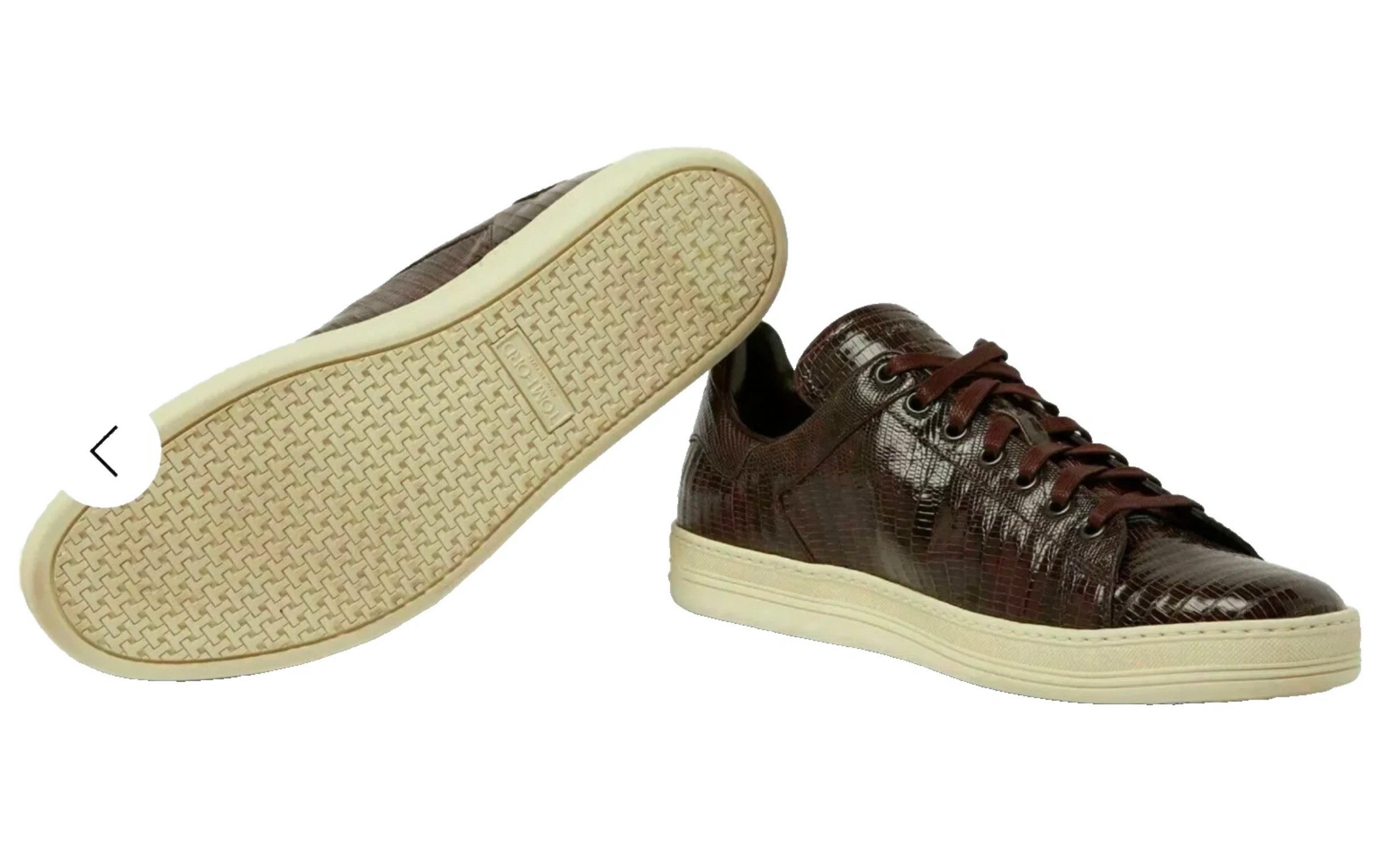 Tom Ford Herren Warwick Premium Leather Schuhe Luxus Leder Sneaker Weiches Lederfutter für hervorragenden Tragekomfort