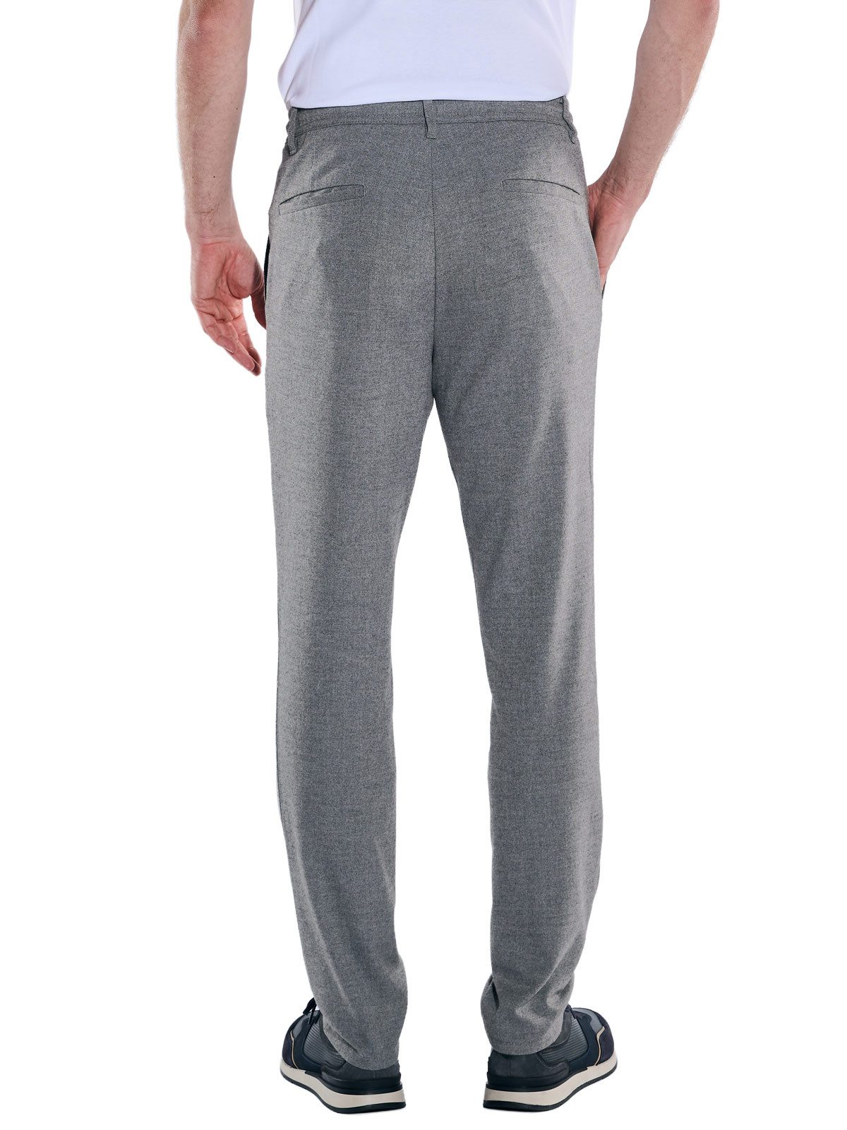 Engbers Chinohose Herren Chino Hose aus edlem Garn, Silbergrau günstig online kaufen