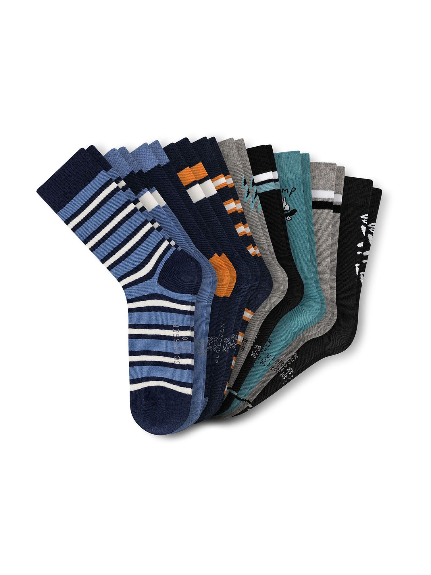 Schiesser Freizeitsocken Legwear Teens (10-Paar) Casual Socken, Alltagssocken, Bequeme Socken