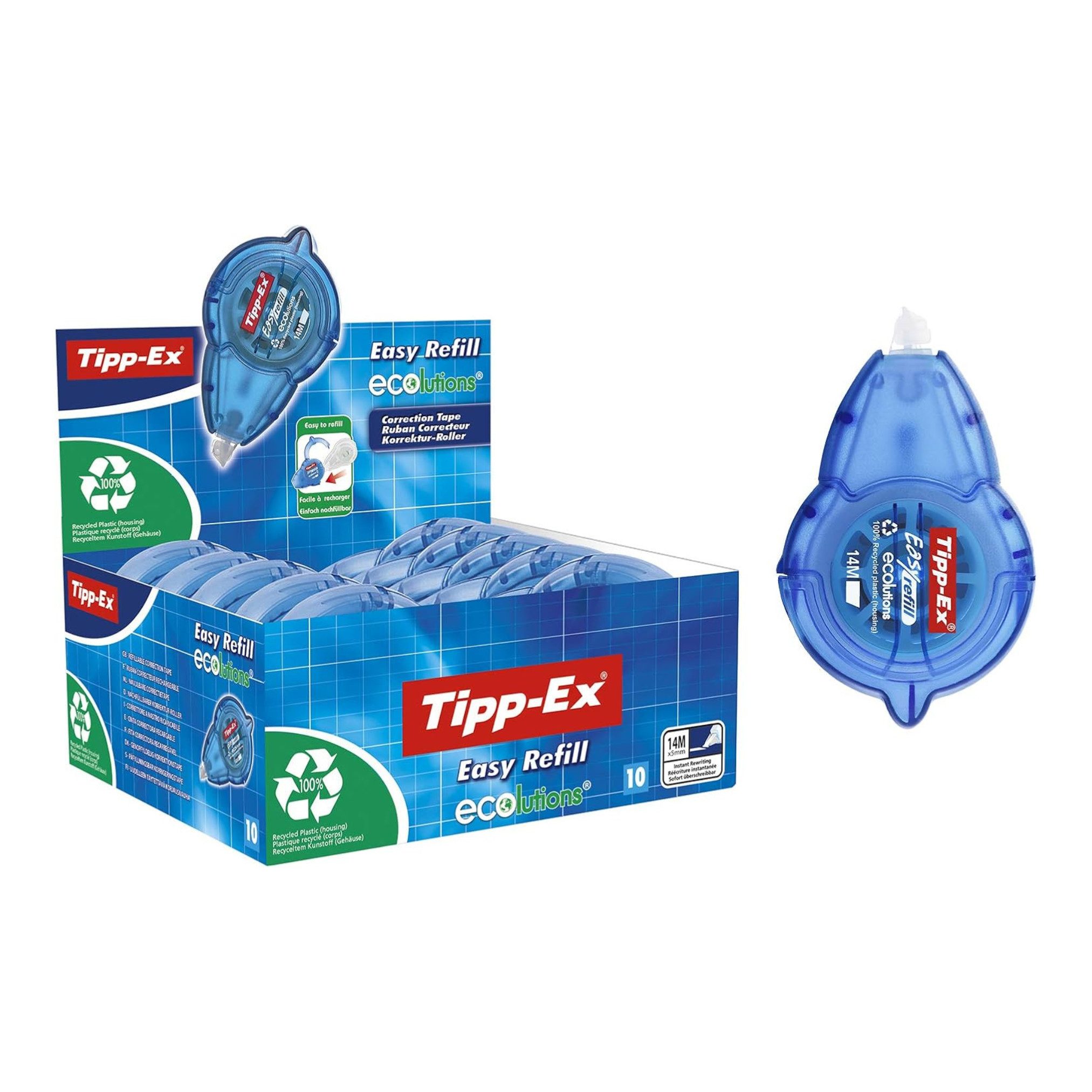 Tipp-Ex Tintenkiller Korrekturroller Easy Refill 5mm TIPP-EX 8794242, (1-tlg)