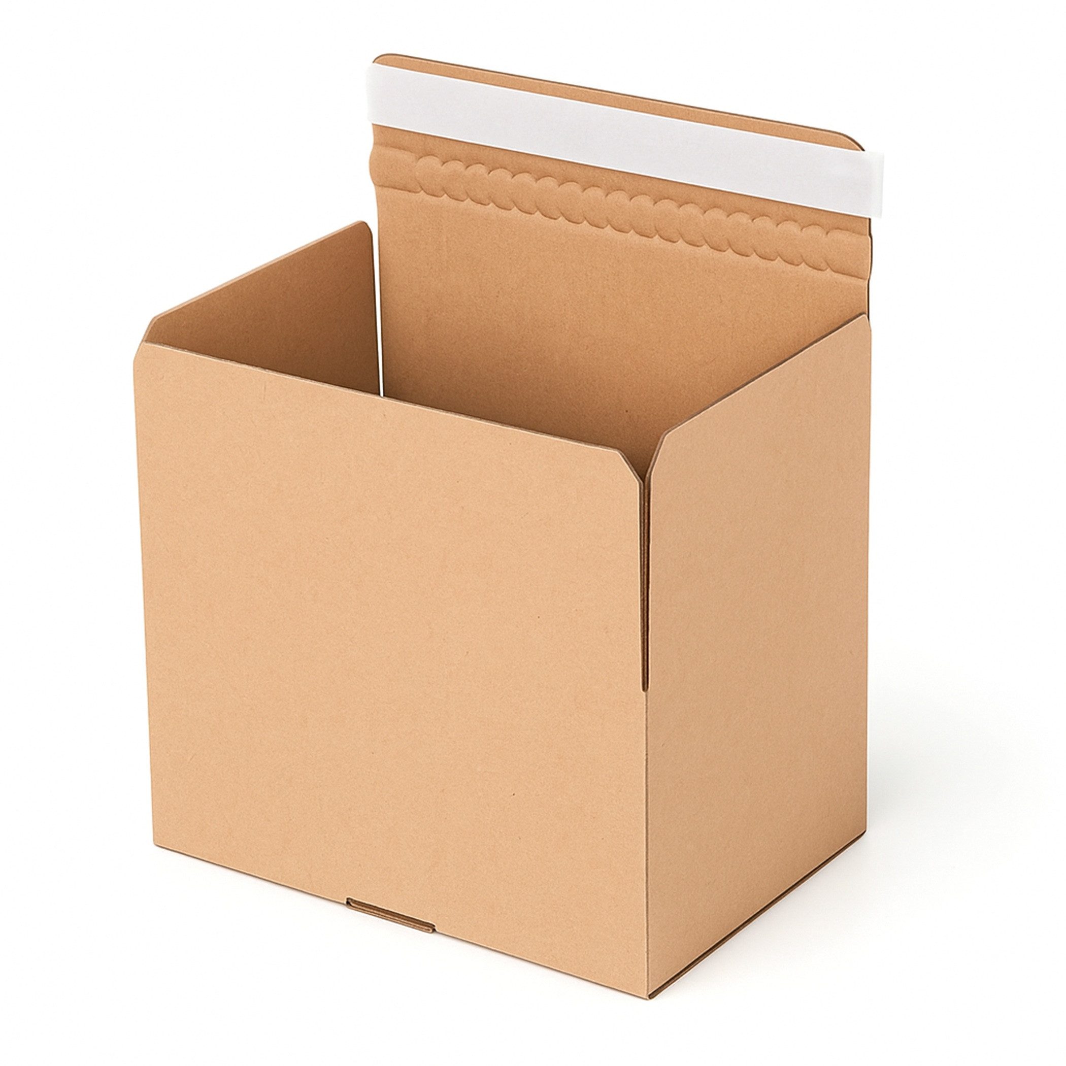 BB-Verpackungen Versandkarton DHL Kleinpaket 233 x 163 x 80 mm (Automatikbodenkarton), 1-wellig, Aufreißlasche, 60 Stück