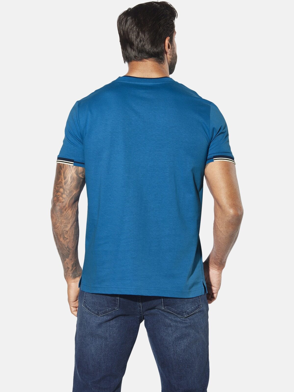 Jan Vanderstorm T-Shirt MORKBERG mit V-Ausschnitt günstig online kaufen