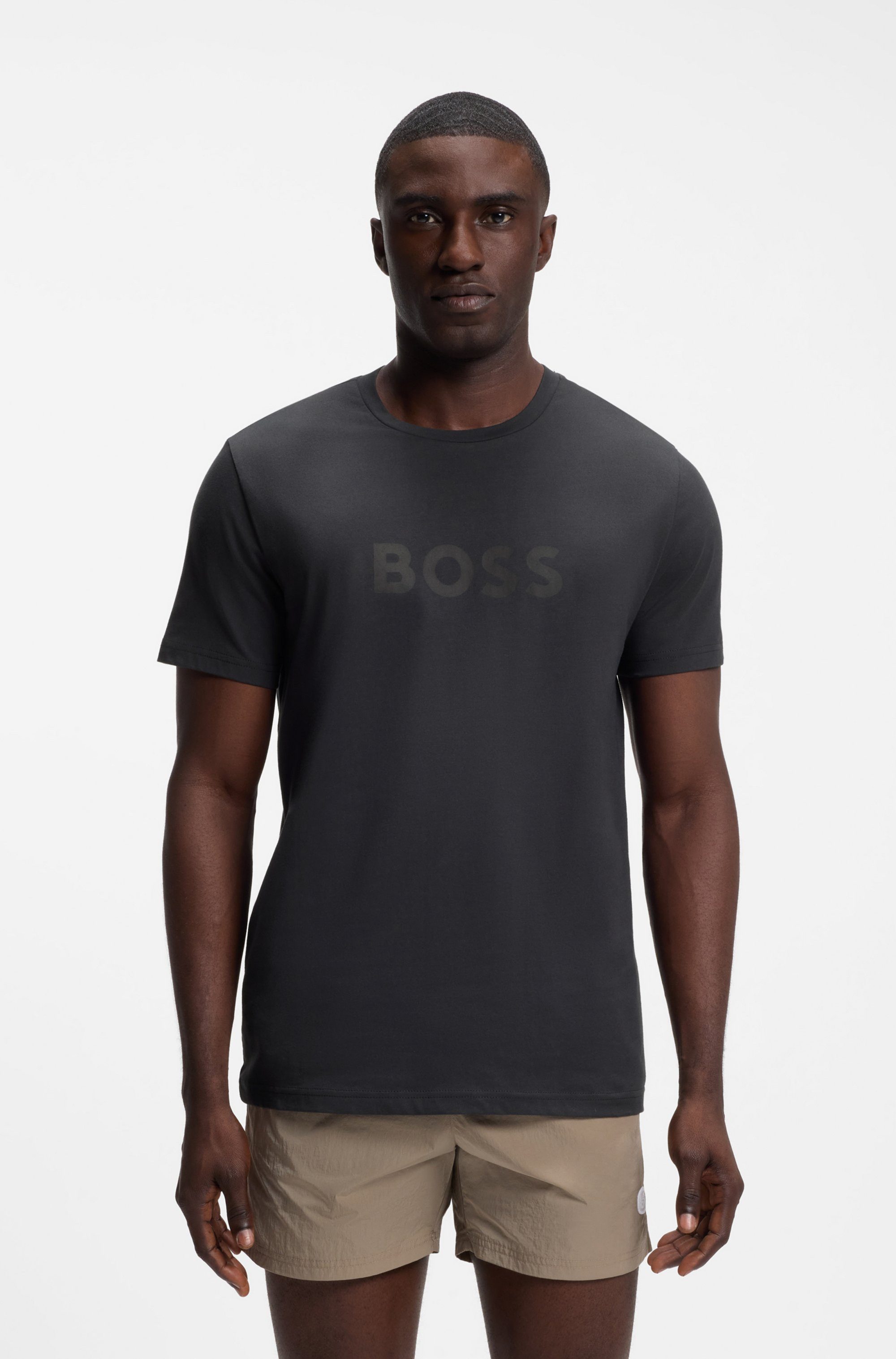 BOSS Strandshirt T-Shirt RN mit UV Schutz (SPF 50), Swimwear