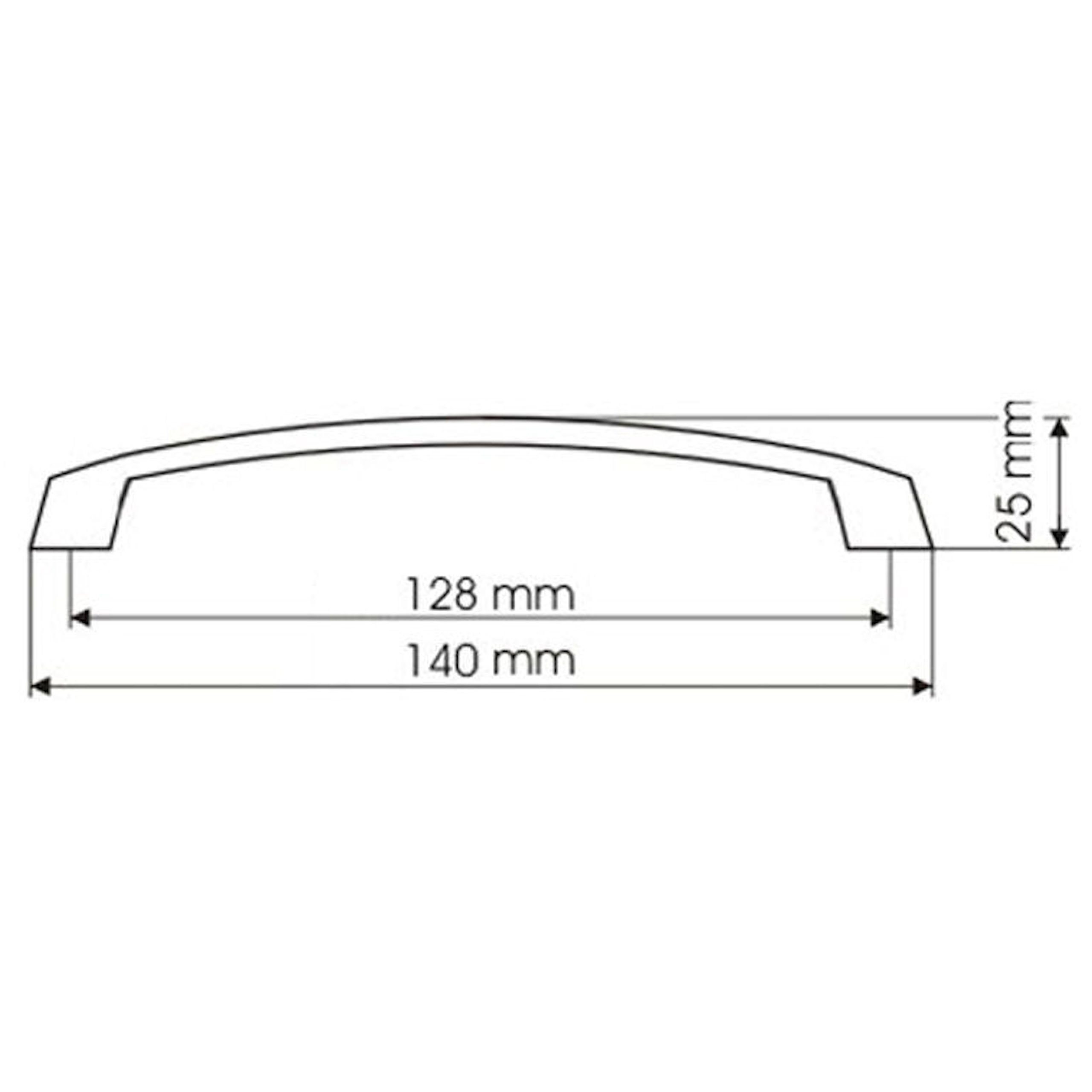 SO-TECH® Möbelgriff Bügelgriff Griff mm, mm Schubladengriff - BA 128 UN17 Schrauben Schrankgriff incl. oder 96