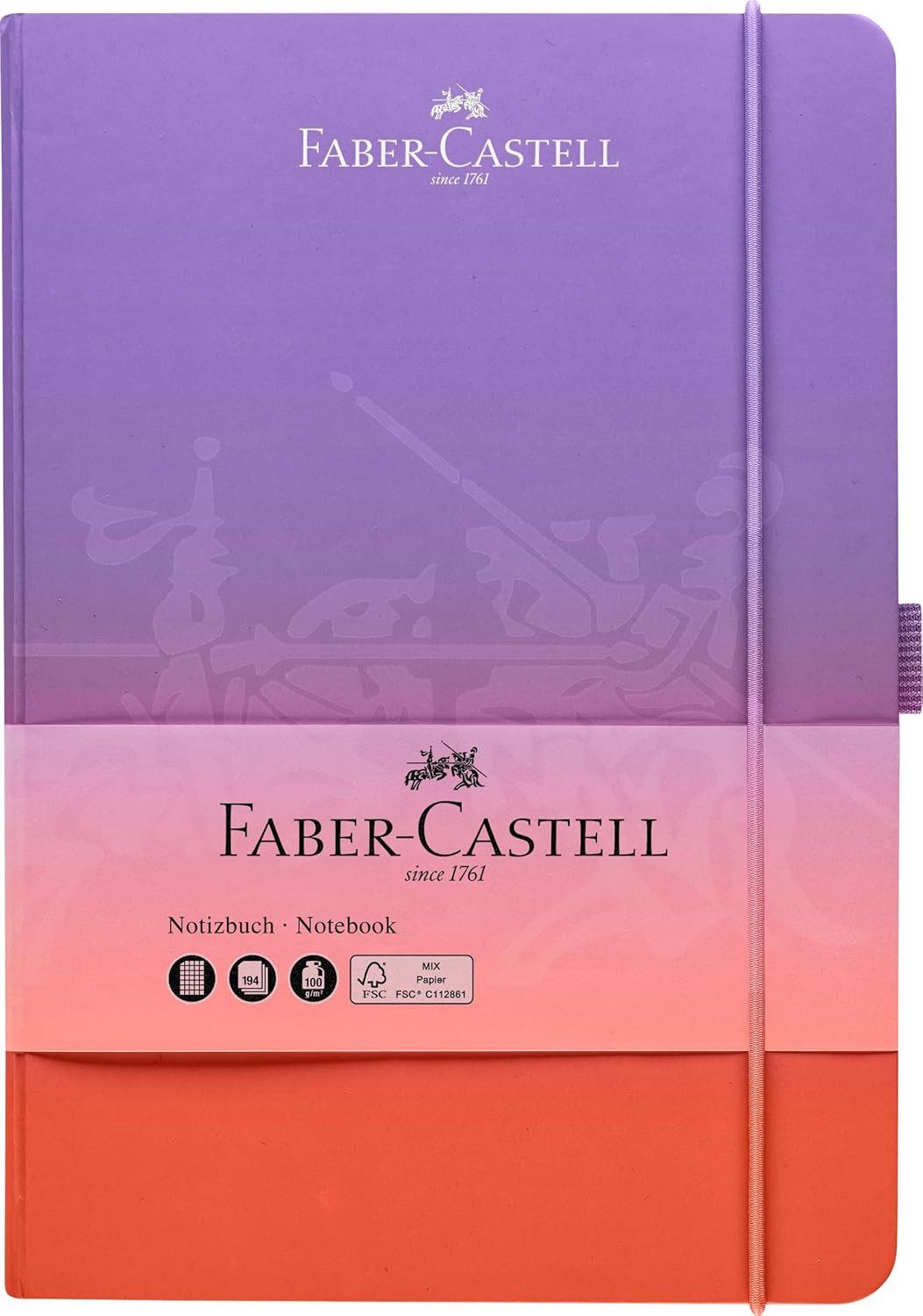 Faber-Castell Marker Faber-Castell Notizbuch A5 Punchy Melon dotted, 194 S.