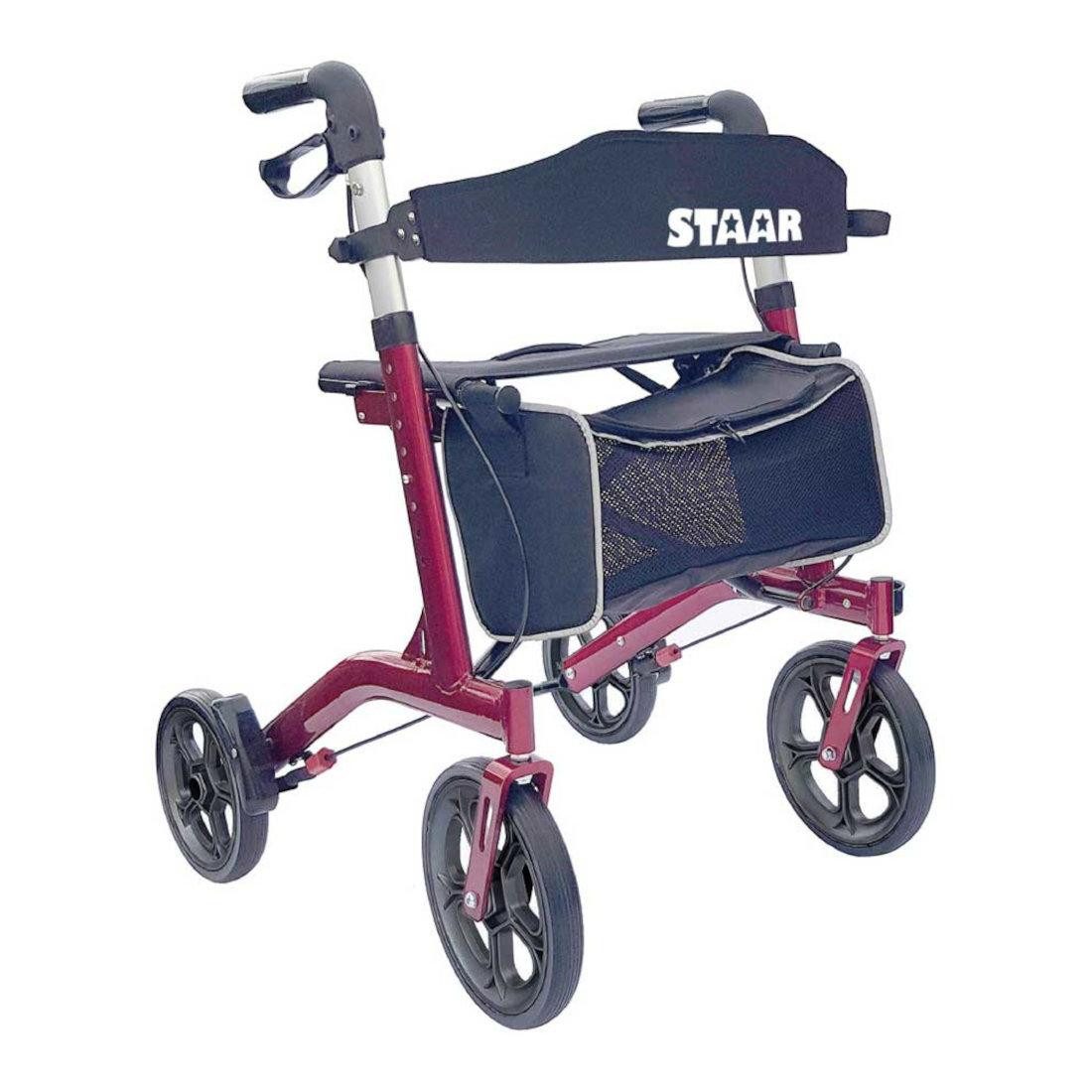 FabaCare Rollator Leichtgewichtrollator Staar, Gehwagen für Senioren, faltbar