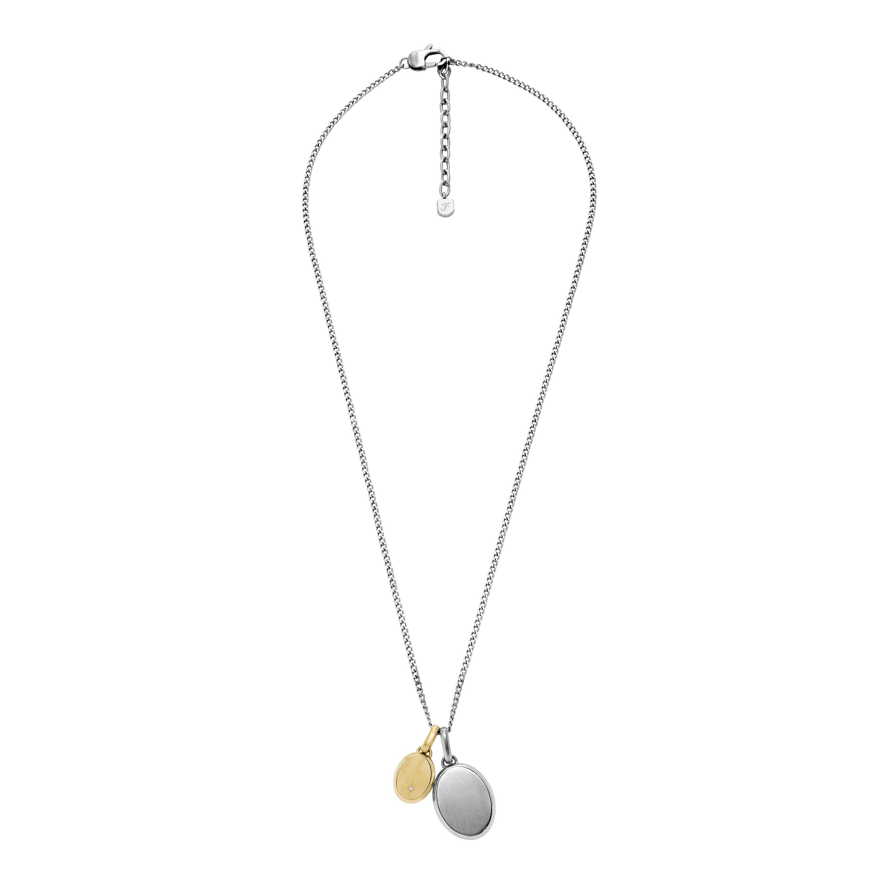 Fossil Kette mit Anhänger Schmuck Gesch... Fossil Kette mit Anhänger Schmuck Gesch...