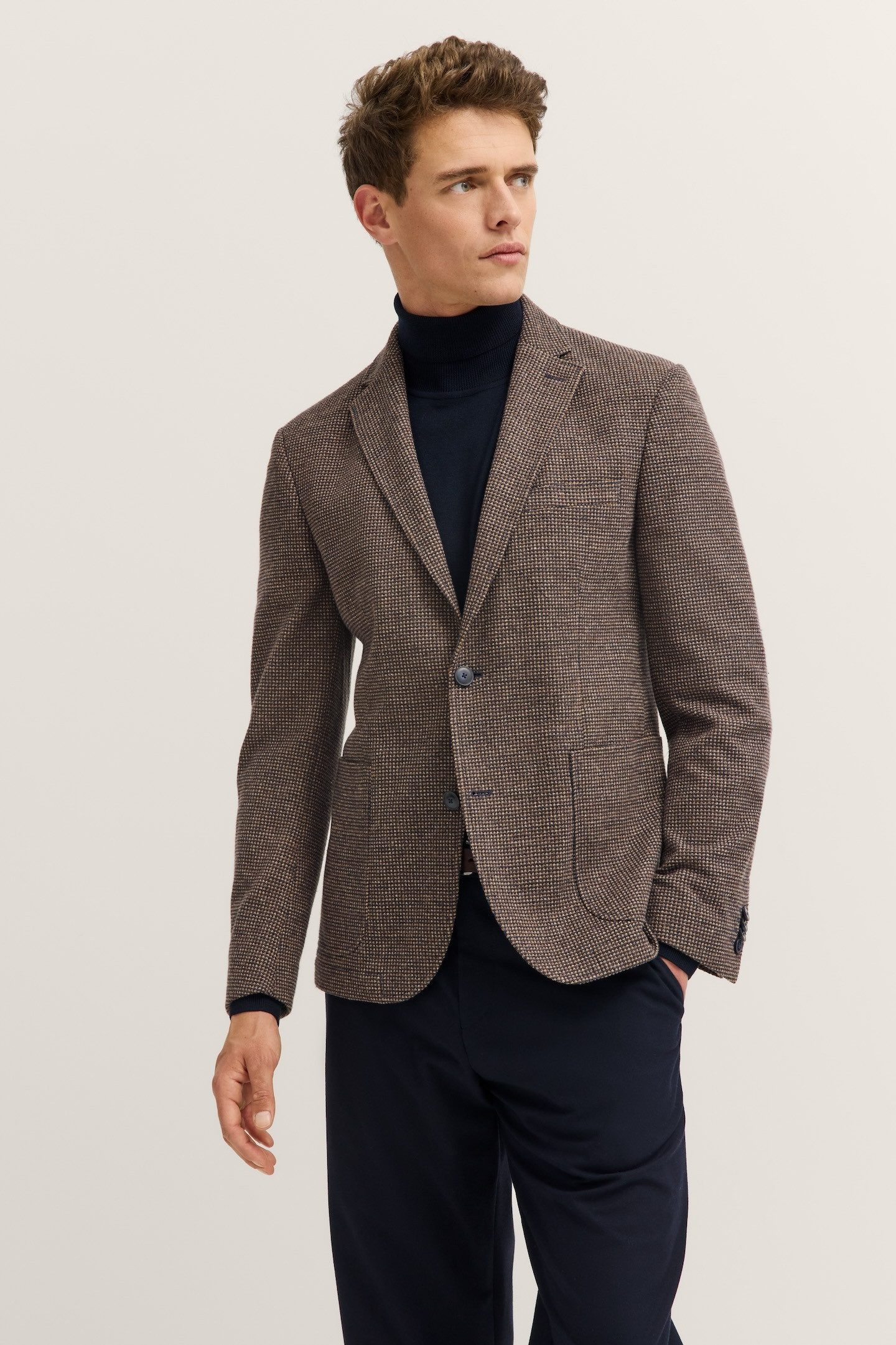 bugatti Sakko Modern Fit Jersey Stretch mit Taschen