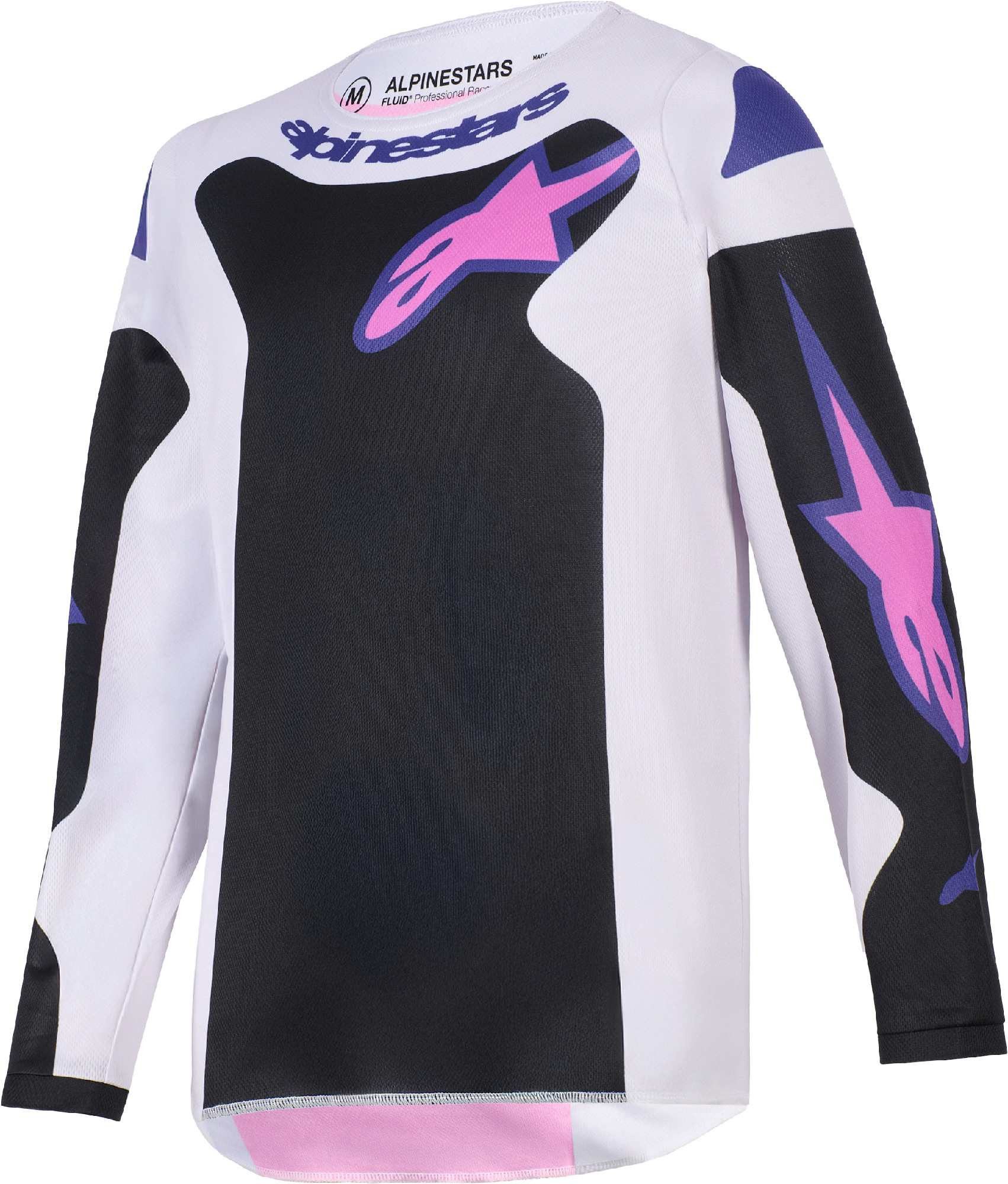 Alpinestars Motocross-Shirt Fluid Grid Jugend Motocross Jersey Atmungsaktiv schnelltrocknend