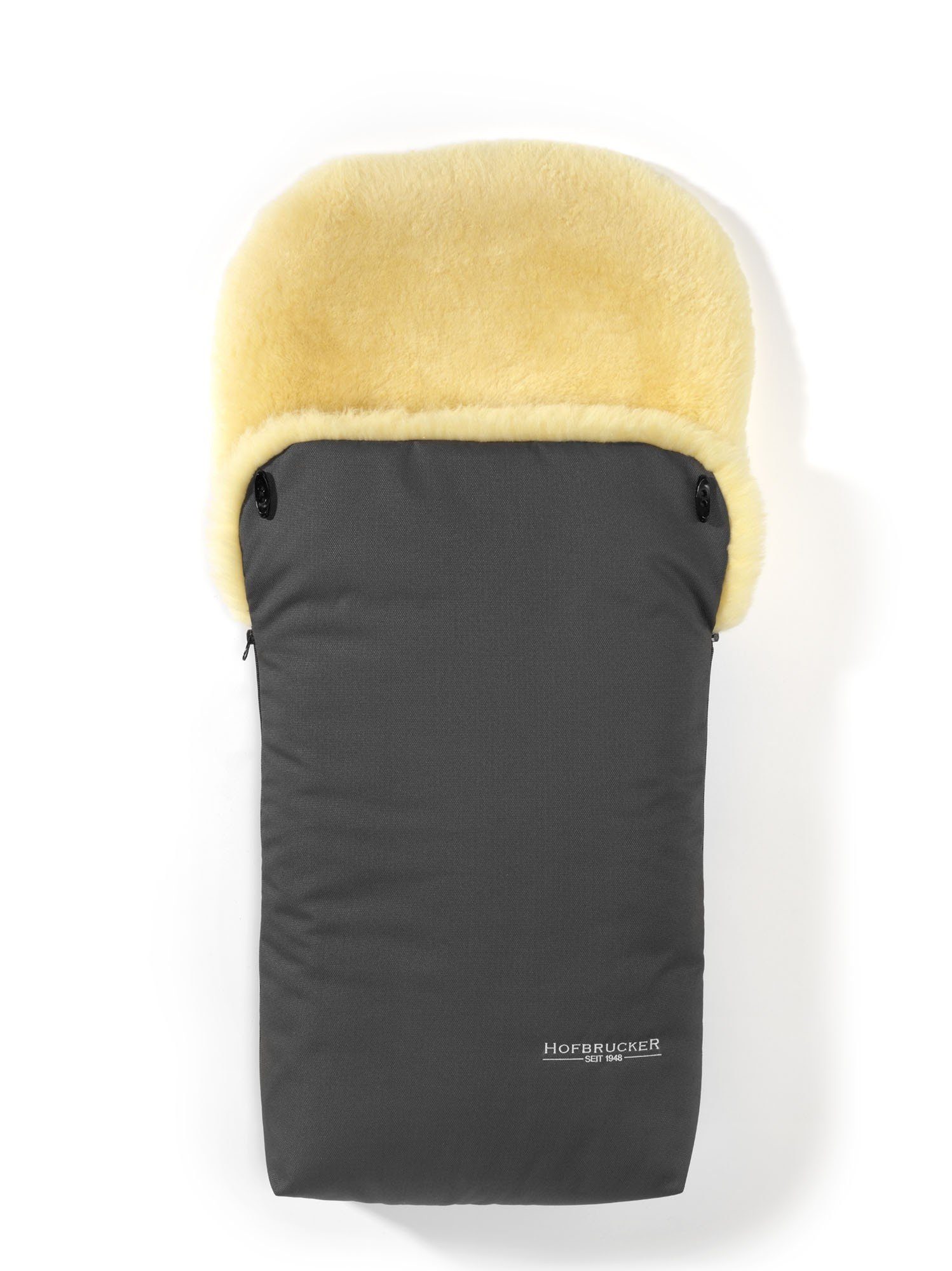 Fußsack Hofbrucker Lammfell-Fußsack Putzi für Kinderwagen und Buggy