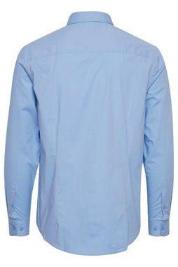 !Solid Langarmhemd Einfarbiges Langarm Slim Fit Hemd aus Baumwolle (1-tlg) 4116 in Hellblau