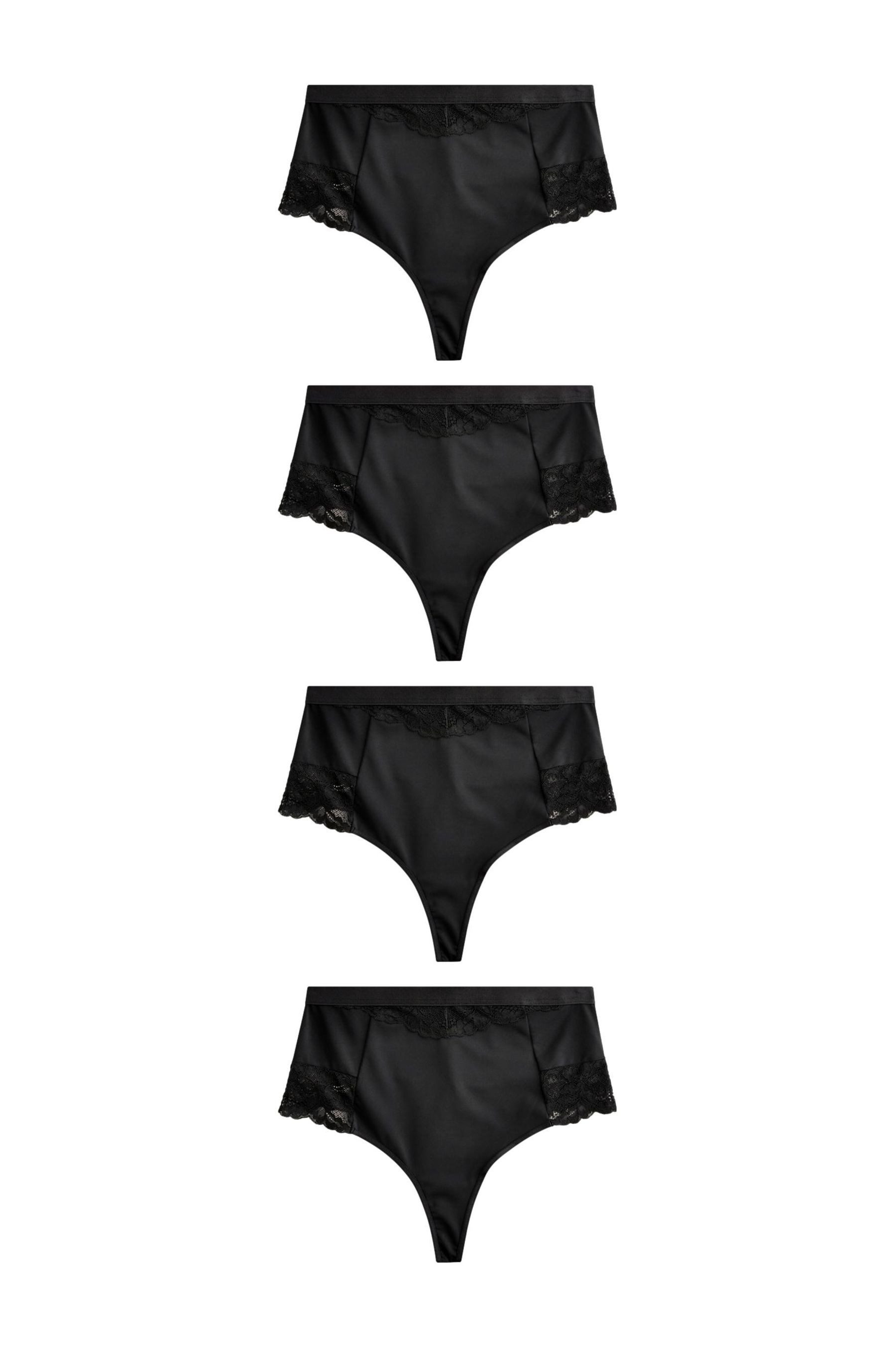 Formhose 4 Figurformende Bauweg-Tangas mit Spitze hinten