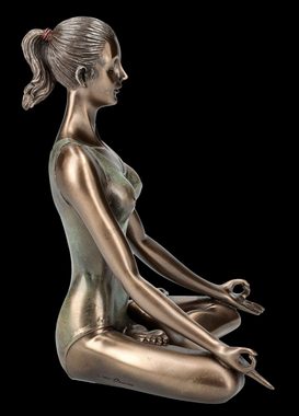 Figuren Shop GmbH Dekofigur Yoga Figur - Lotus Pose - Veronese Dekofigur Meditation Deko