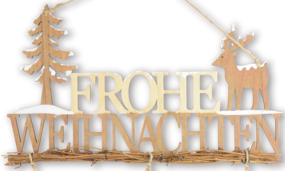 RIFFELMACHER & WEINBERGER Deko-Schriftzug Weihnachten' 'Frohe Schriftzug Riffelmacher 17156