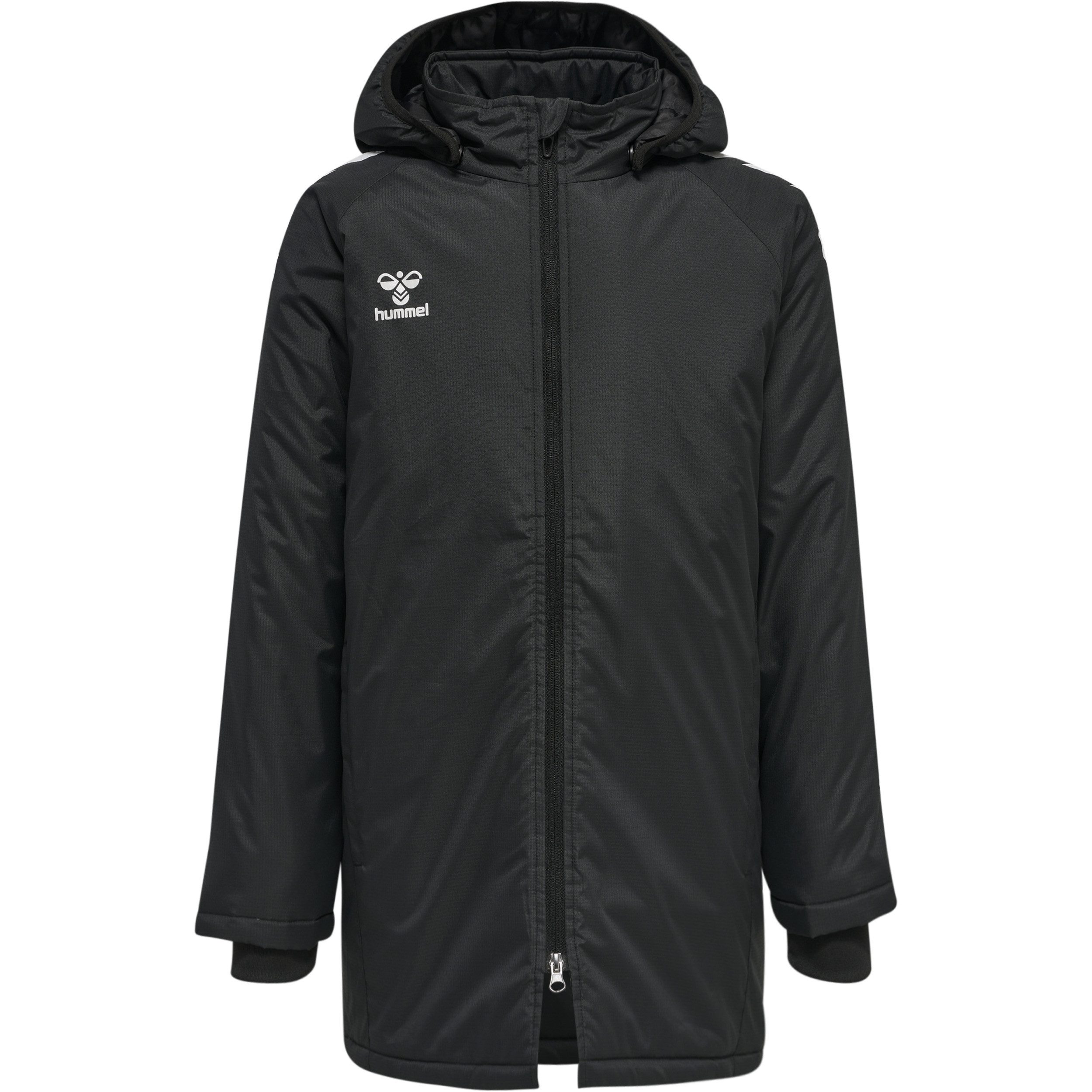 hummel Stadionjacke mit Kapuze, wärmend, winddicht