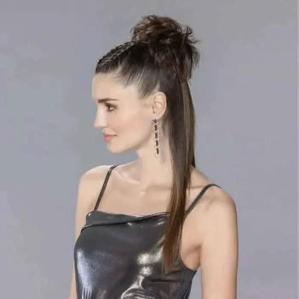 Ellen Wille Kunsthaar-Extension Ellen Wille Grog, Haargummi aus pflegeleichtem Kunsthaar mit ca. 8 cm Länge.