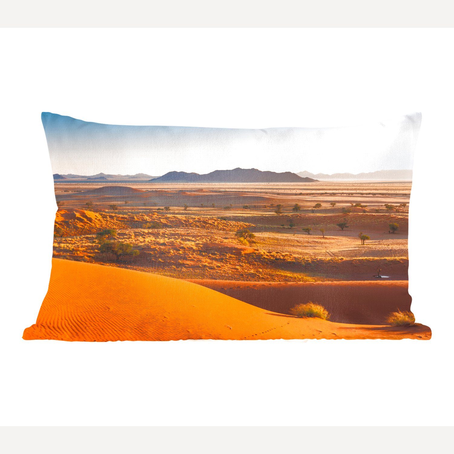 MuchoWow Dekokissen Sonnenaufgang in der Namib-Wüste von Namibia, Wohzimmer Dekoration, Zierkissen, Dekokissen mit Füllung, Schlafzimmer