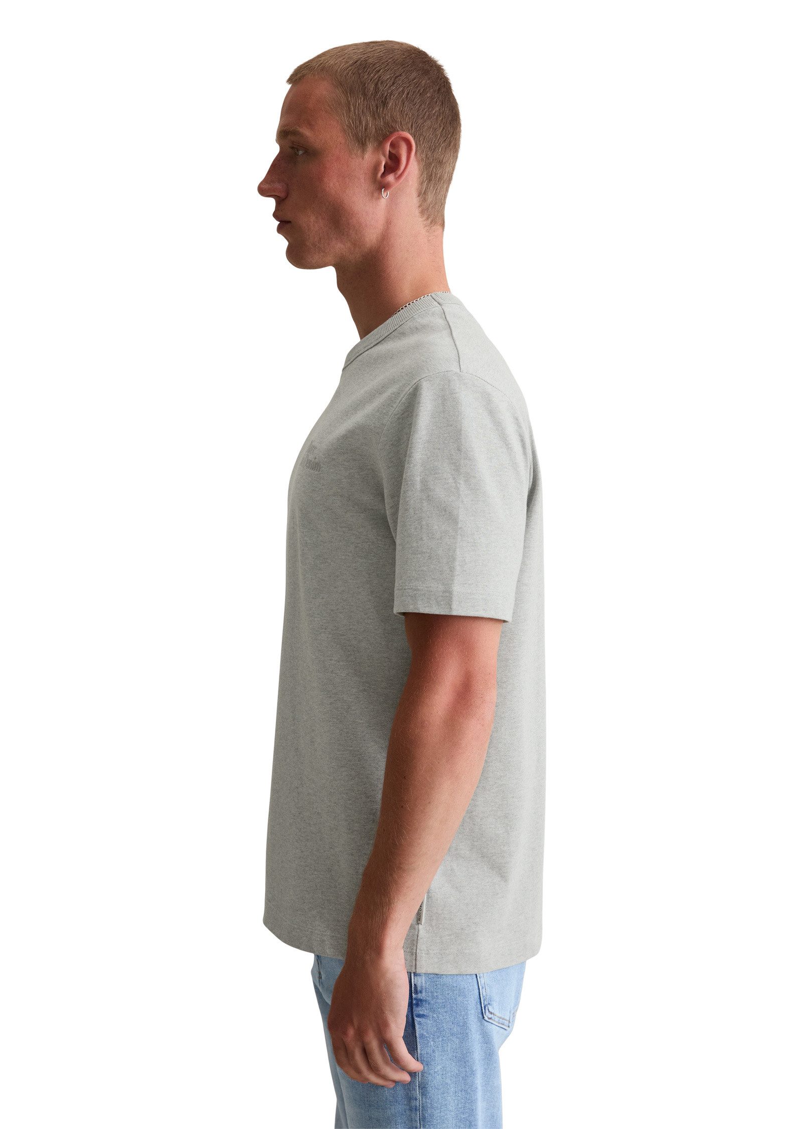 Marc O'Polo DENIM T-Shirt aus mittelschwerem Bio-Baumwoll-Jersey