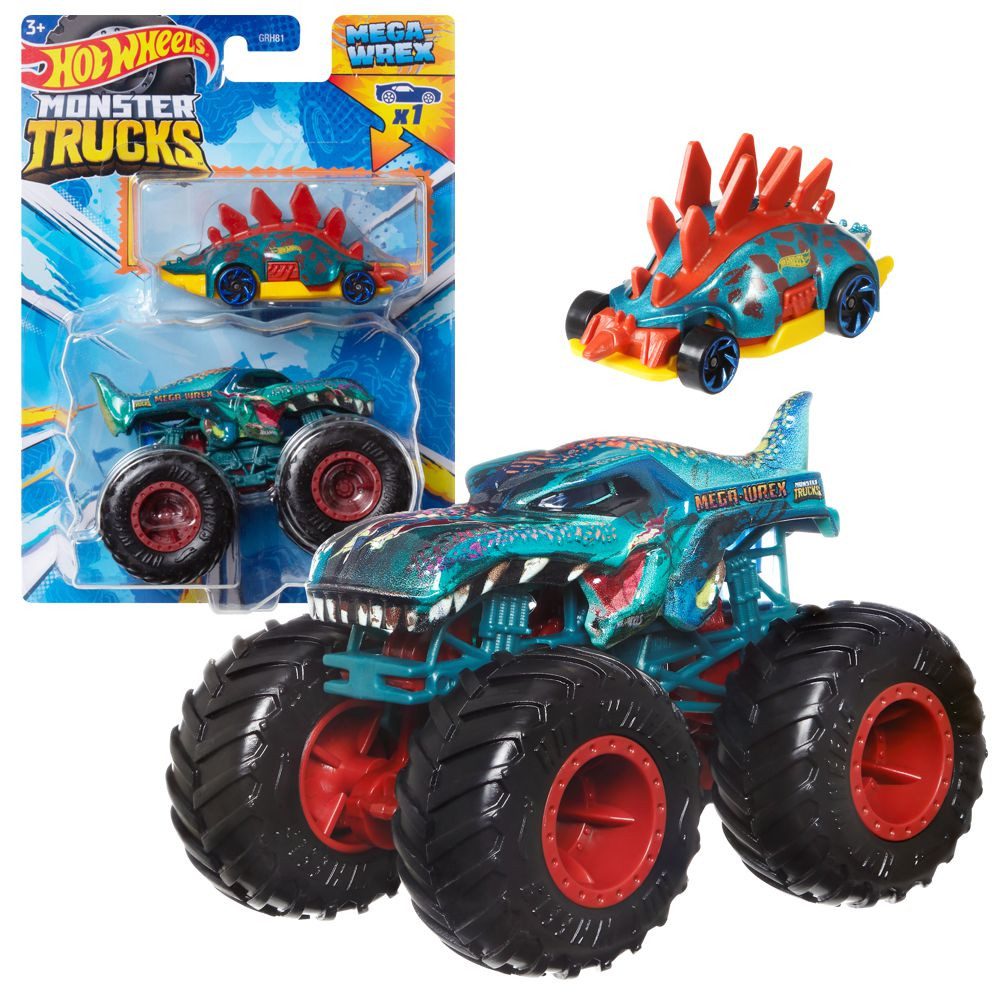 Hot Wheels Spielzeug-Monstertruck Mega-Wrex HWN43 Hot Wheels Monster Trucks & Fahrzeug Die-Cast