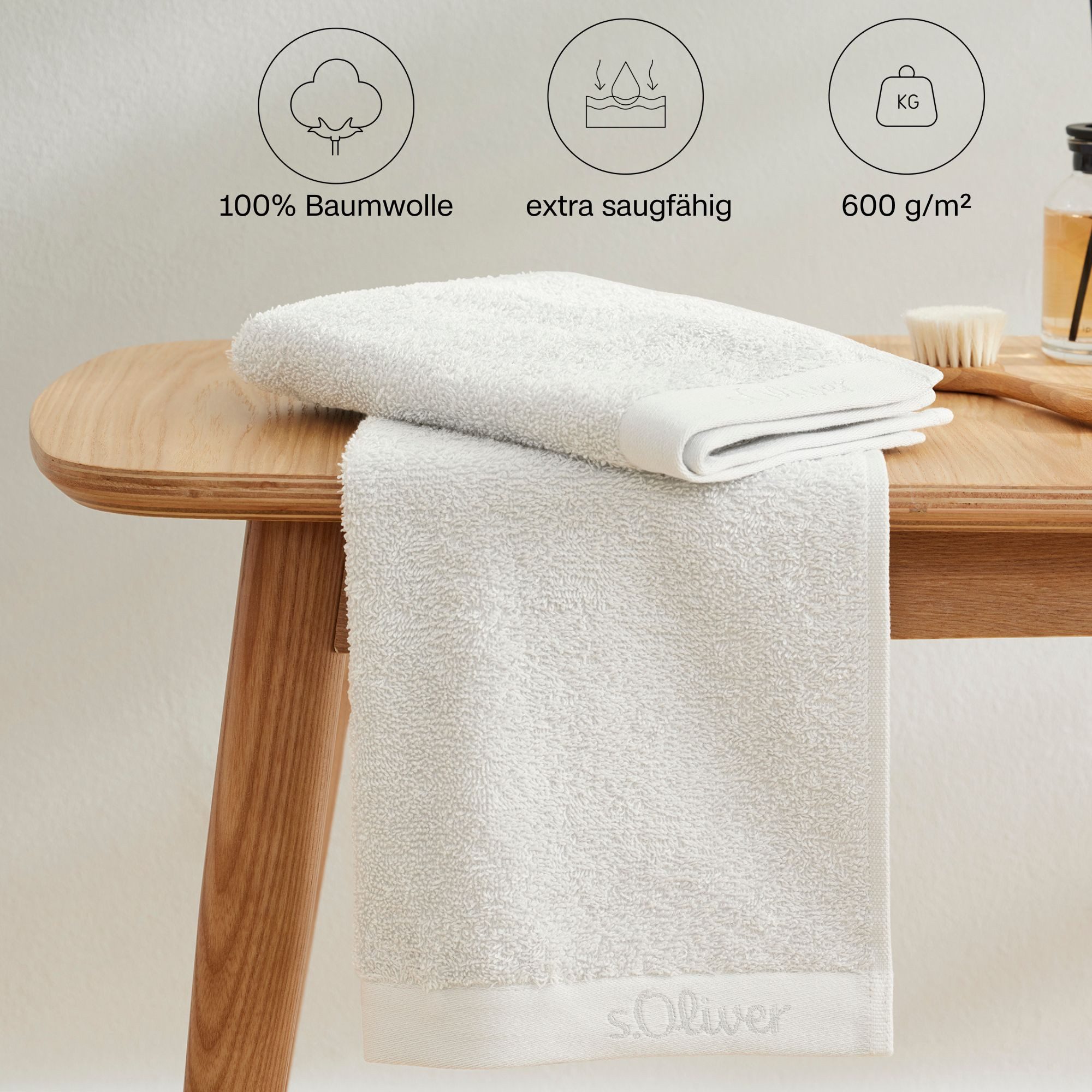 s.Oliver Handtuch Set »s.Oliver, Premium Qualität, 600 gr/m²«, Set, 8 tlg., günstig online kaufen