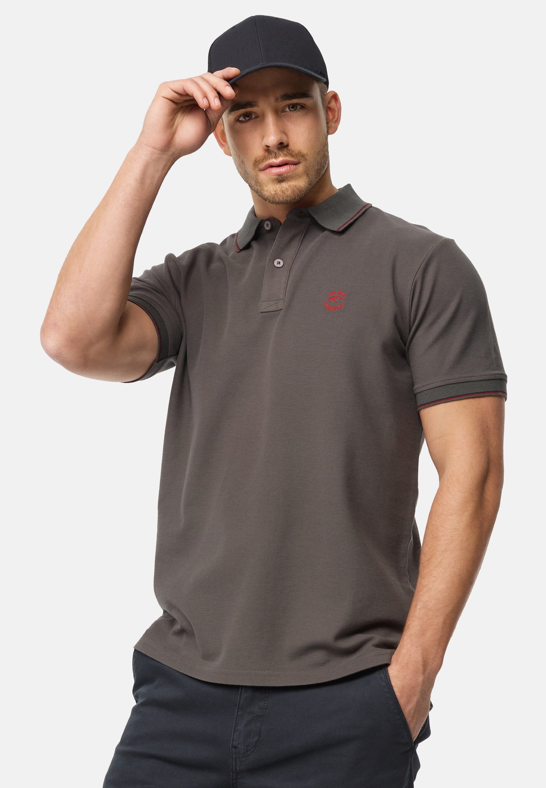 Indicode Poloshirt Herren Wallo Polo Shirt Herrenshirt 100% Baumwolle