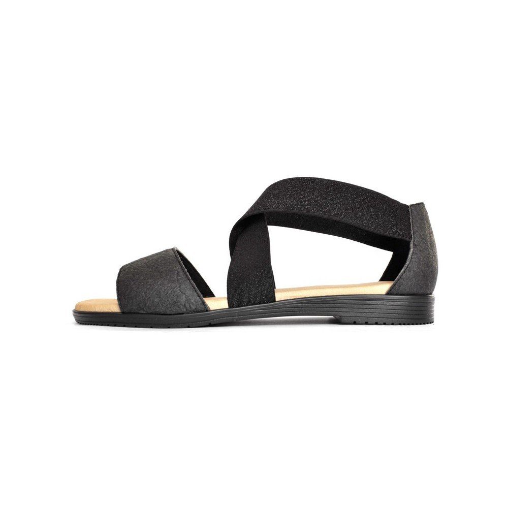 Sandale Black, Flora Fairma vegane Sandalen