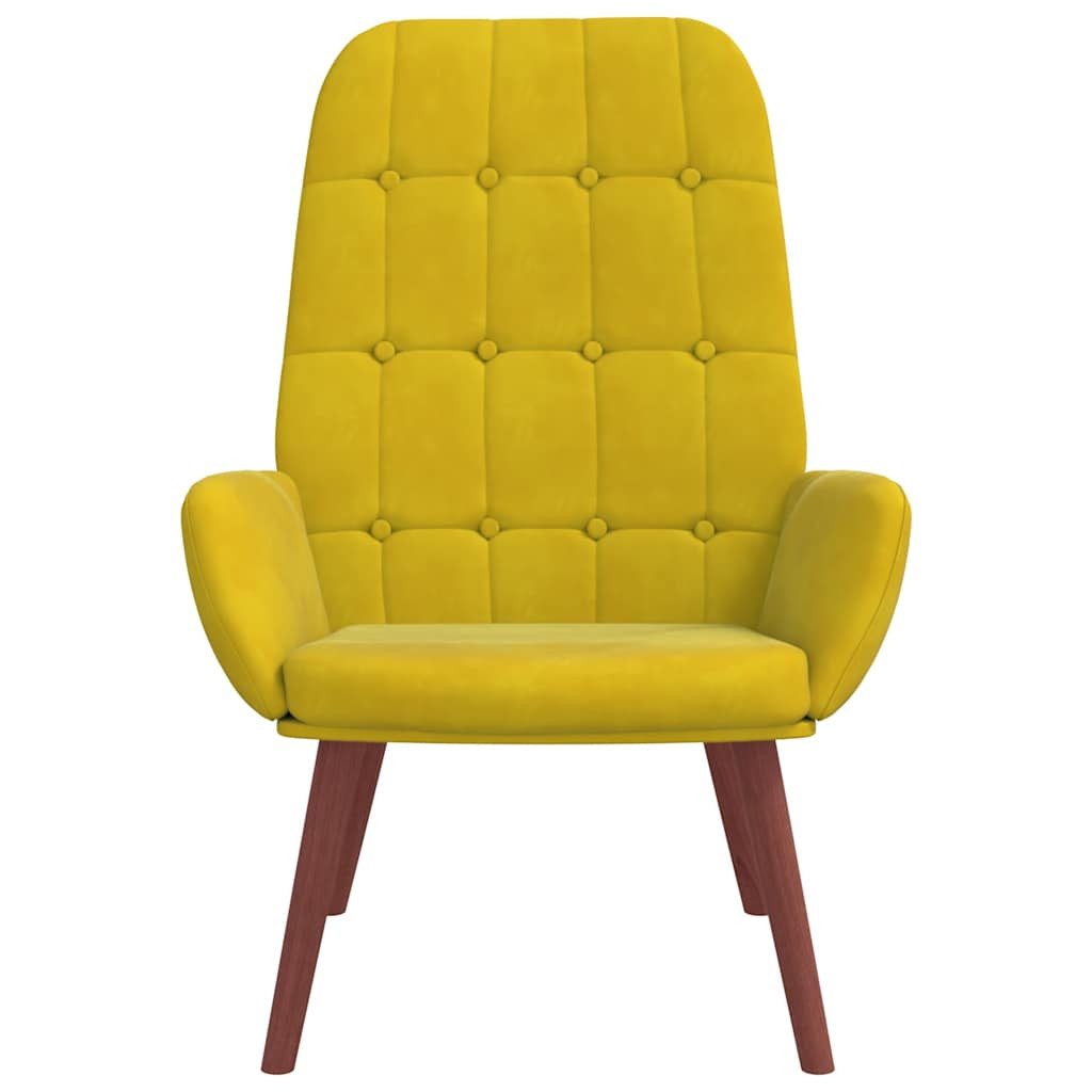 vidaXL Sessel Relaxsessel Gelber Samt (1-St) günstig online kaufen