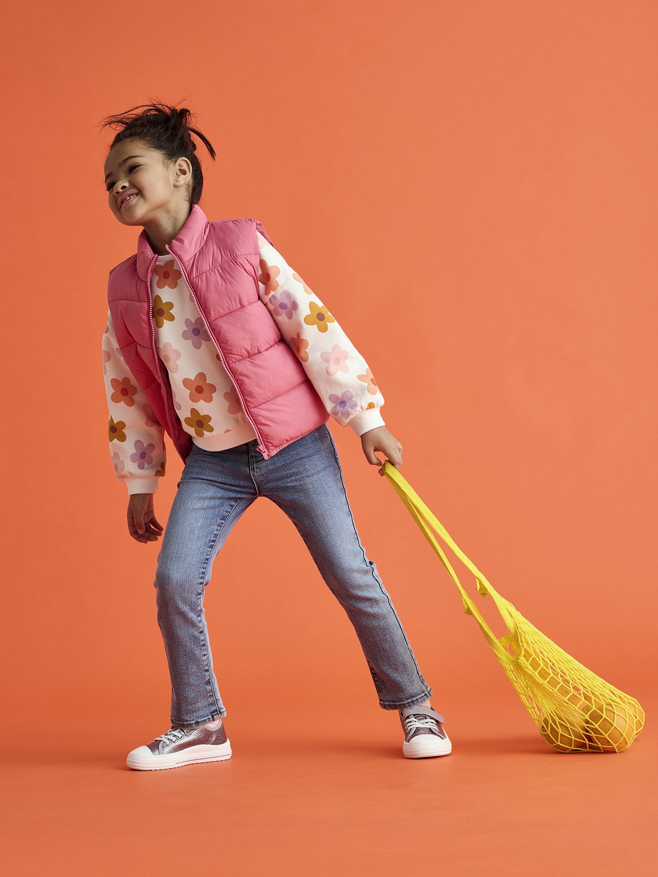 vertbaudet Steppjacke Mädchen Light-Steppweste mit Recycling-Polyester