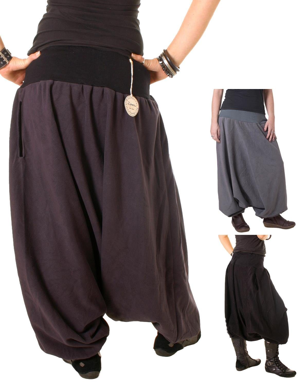 Vishes Fleecehose Haremshose aus Fleece Einheitsgröße/Lange günstig online kaufen