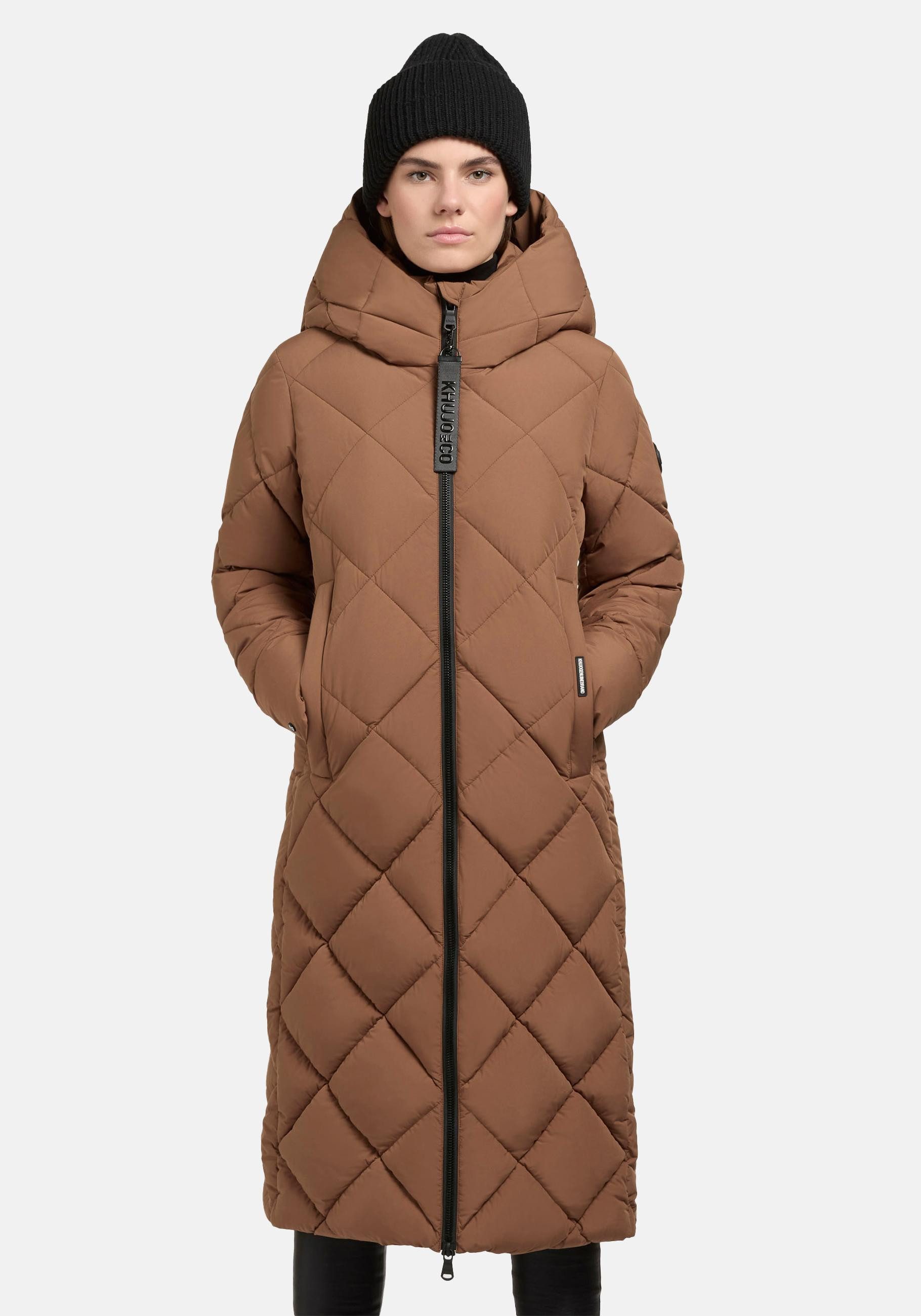 khujo Steppmantel "Elow-YM" Damen Wintermantel in Diamond-Steppung günstig online kaufen