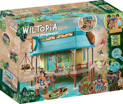 Playmobil® Konstruktions-Spielset Wiltopia - Tierpflegestation (71007), Wiltopia, (347 St), teilweise aus recyceltem Material; Made in Europe