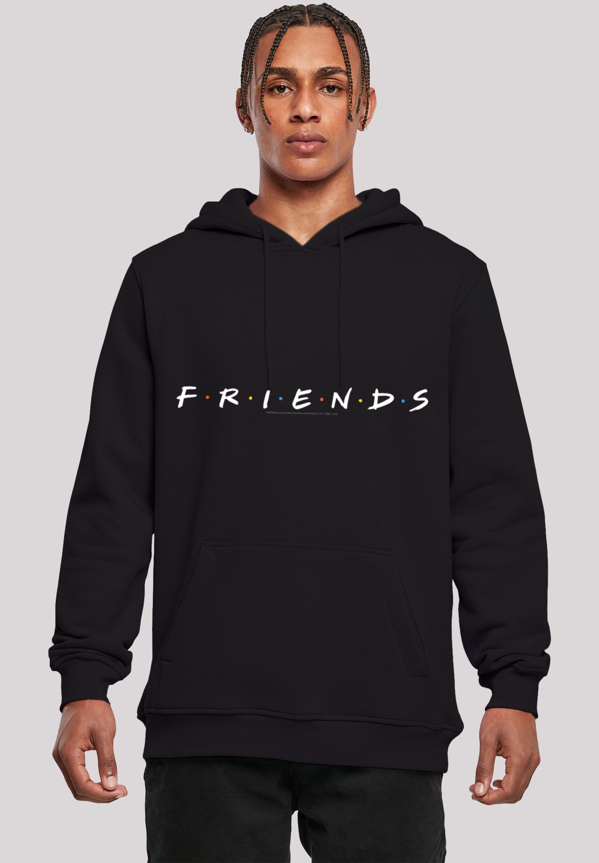 FRIENDS Sweatshirt Serie Verstellbare geräumige F4NT4STIC und Kapuze Merch ,Slim-Fit,Kapuzenpullover,Bedruckt, Kängurutasche TV Text Logo Herren,Premium