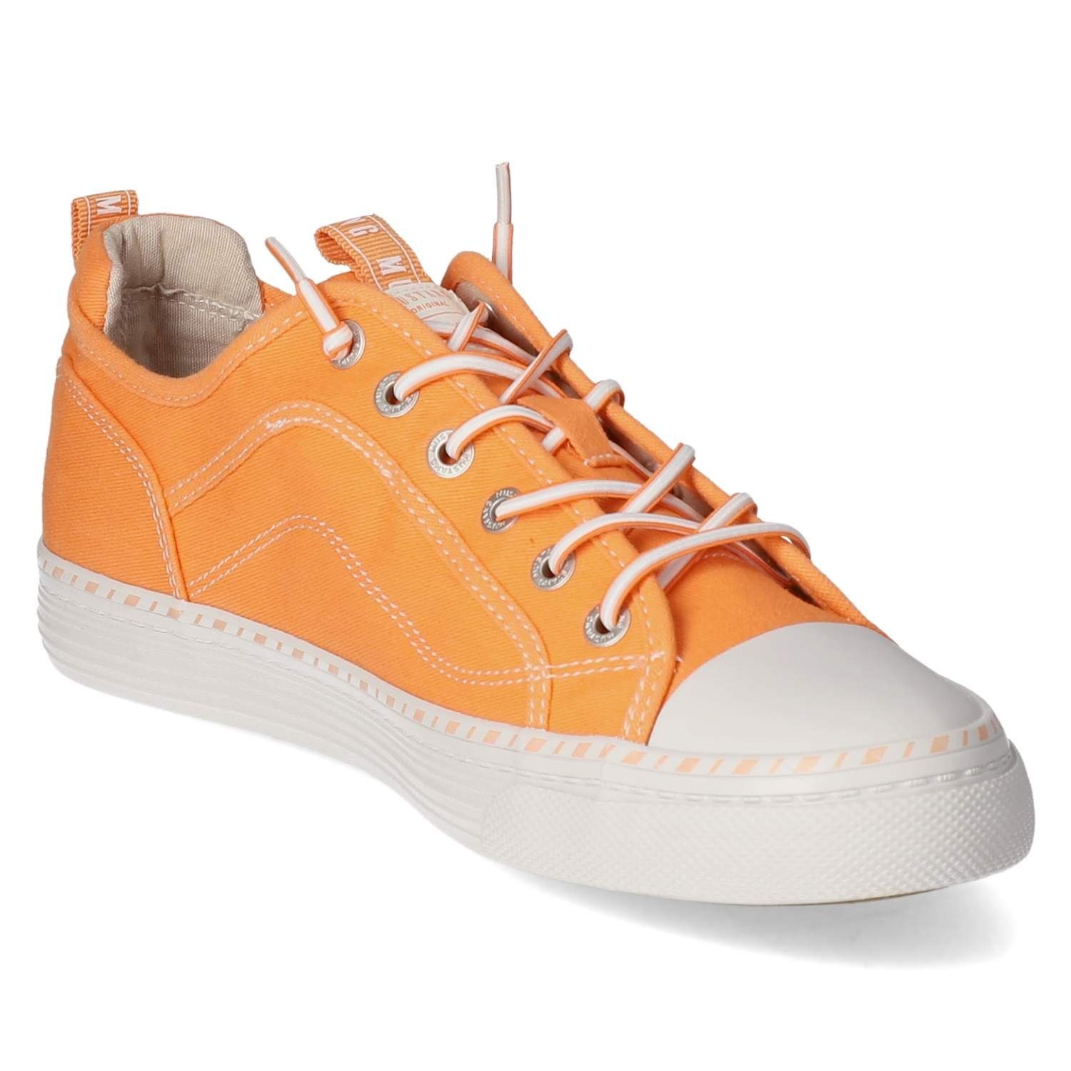MUSTANG Mustang 1376308-61 Damen Textil orange Schnürschuh