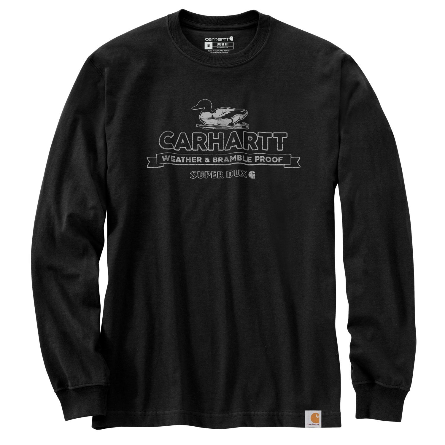 Carhartt Langarmshirt Carhartt Herren Langarmshirt Super Dux Graphic Adult black