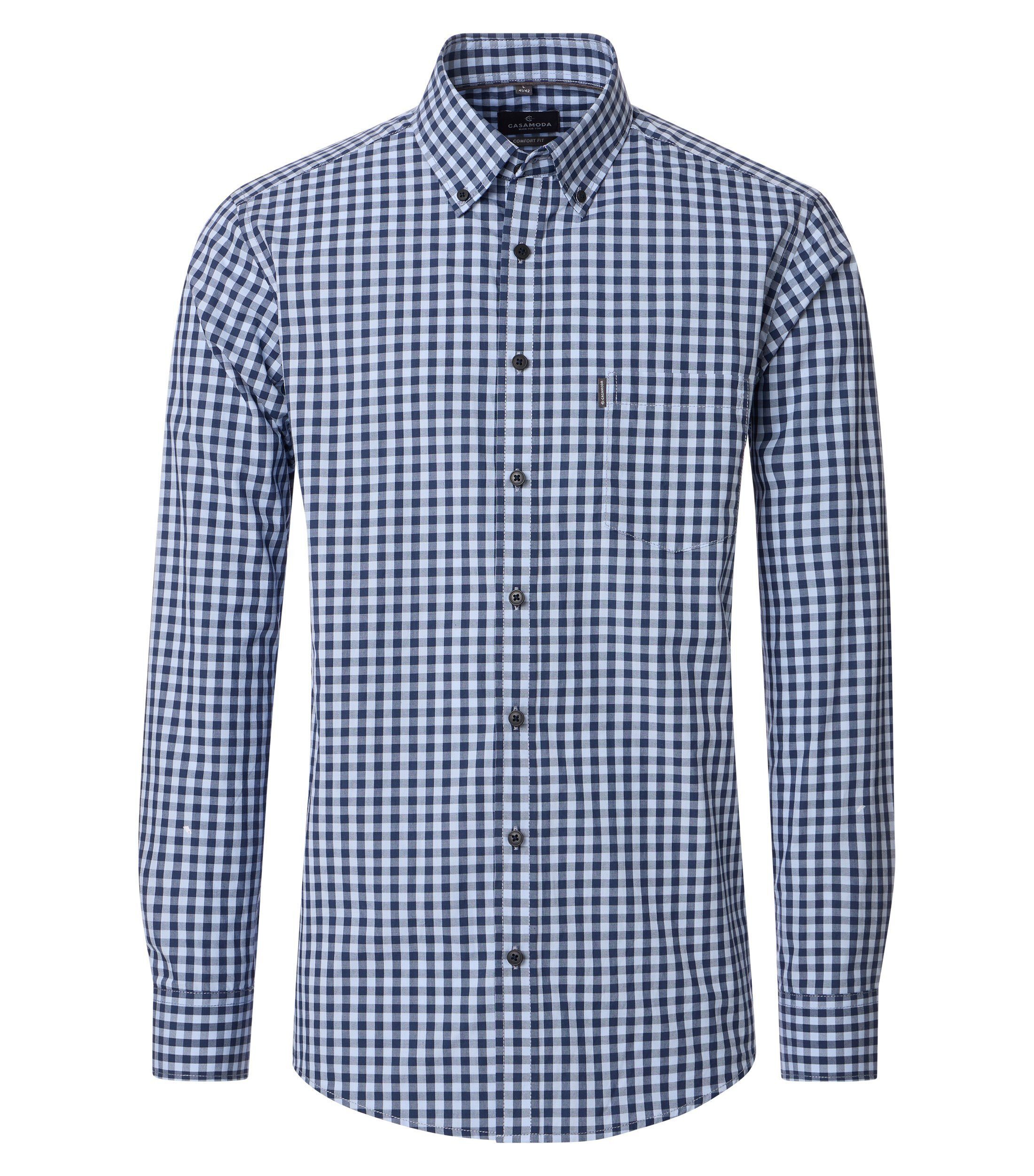 CASAMODA Langarmhemd CASAMODA Freizeithemd kariert günstig online kaufen