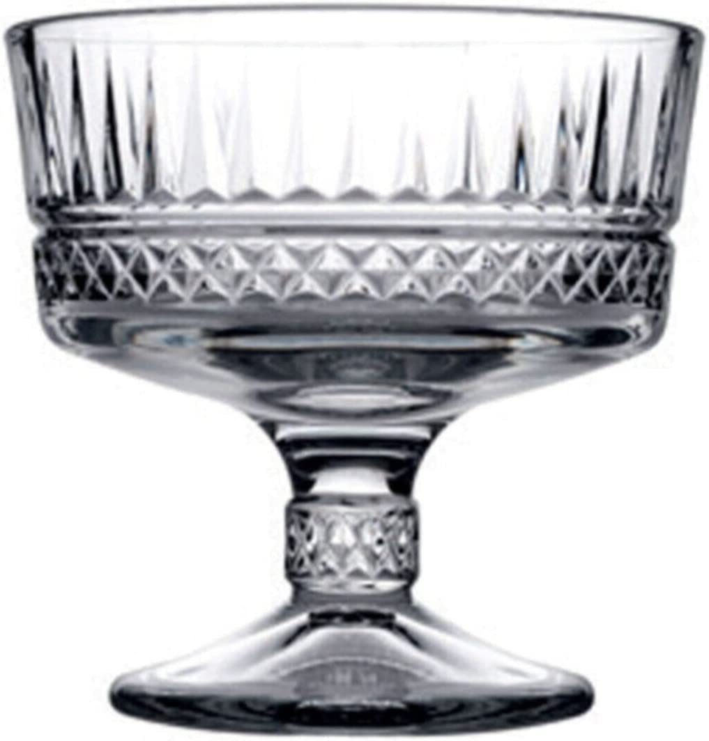 Pasabahce Dessertschale Elysia, Glas, (Packung, 2-tlg), Eis-Becher aus Glas, Dessert Becher